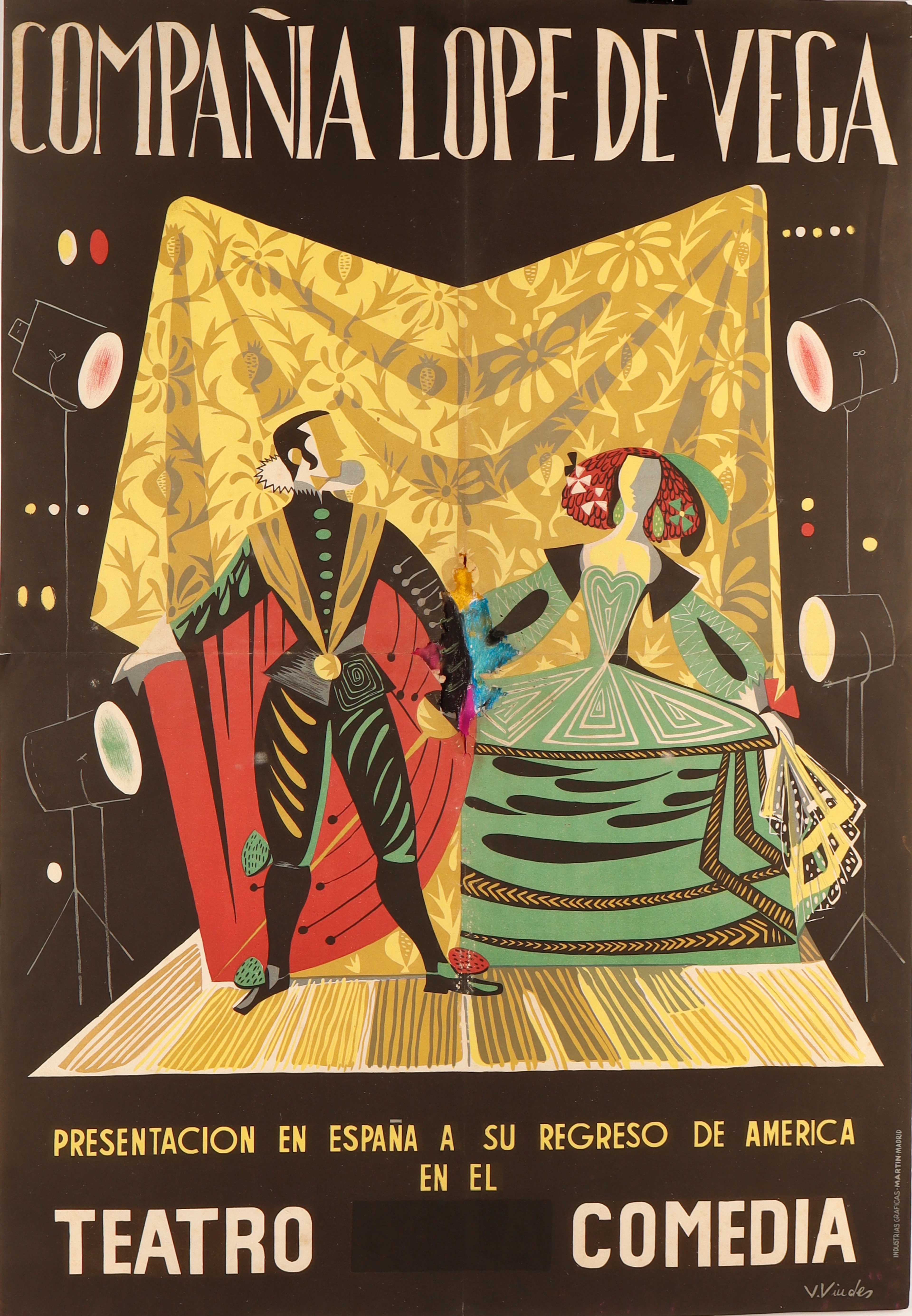 VICENTE VIUDES. "Compañía Lope de Vega".