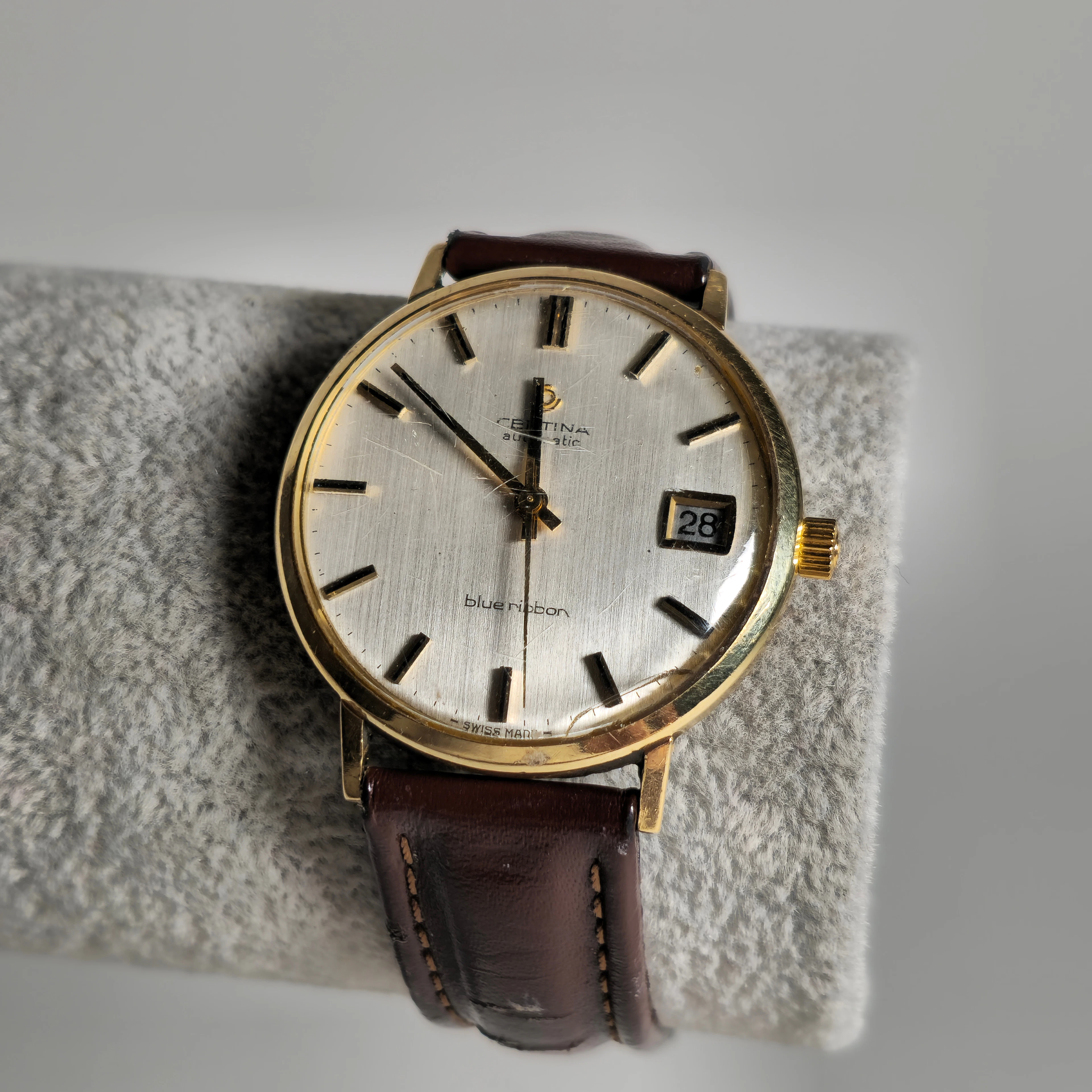 CERTINA, RELOJ DE PULSERA, BLUE RIBBON, ORO DE 14 QUILATES, AUTOMÁTICO