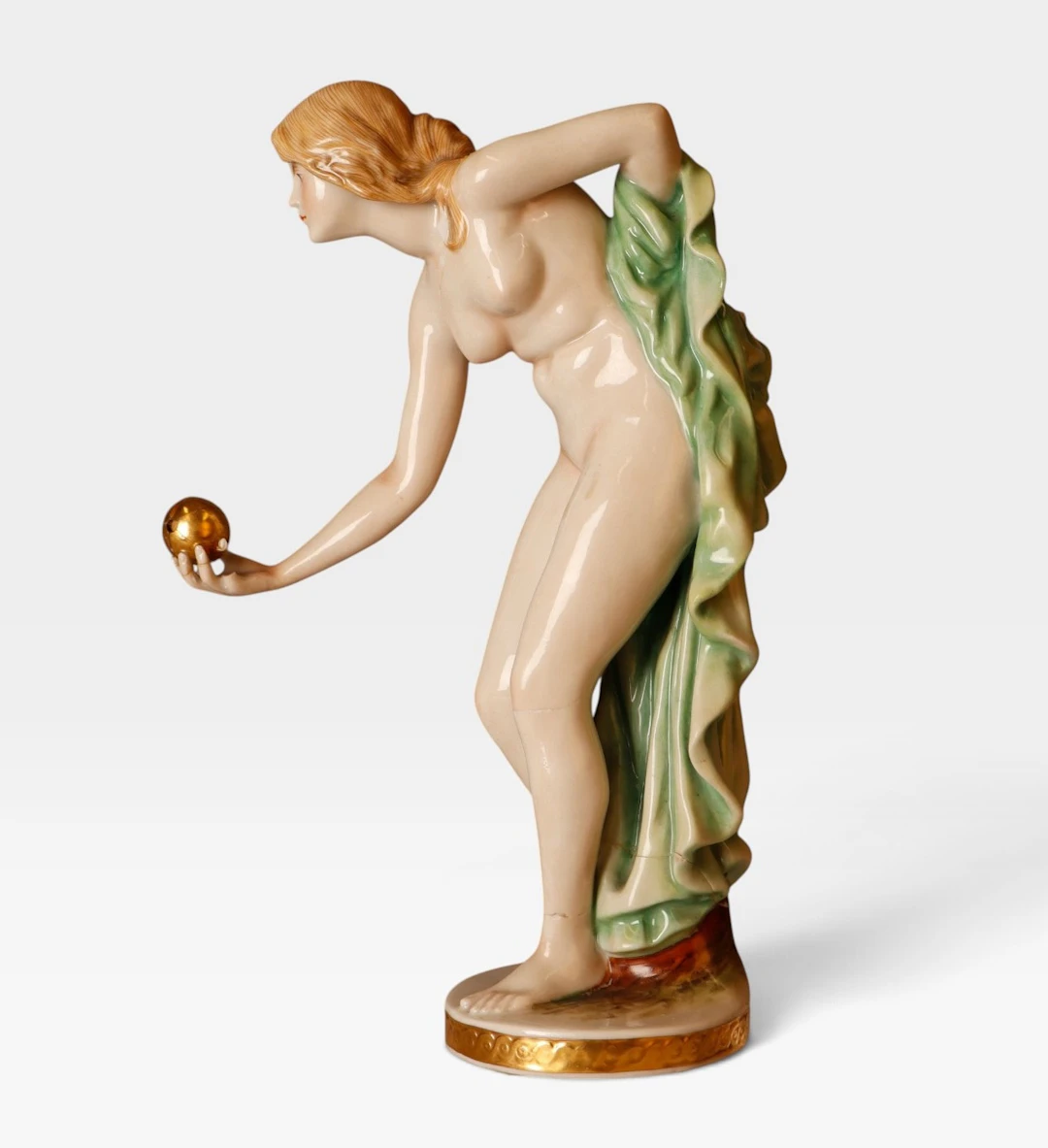 WALTER SCHOTT (1861-1938). Eris lanzando la manzana de la discordia.