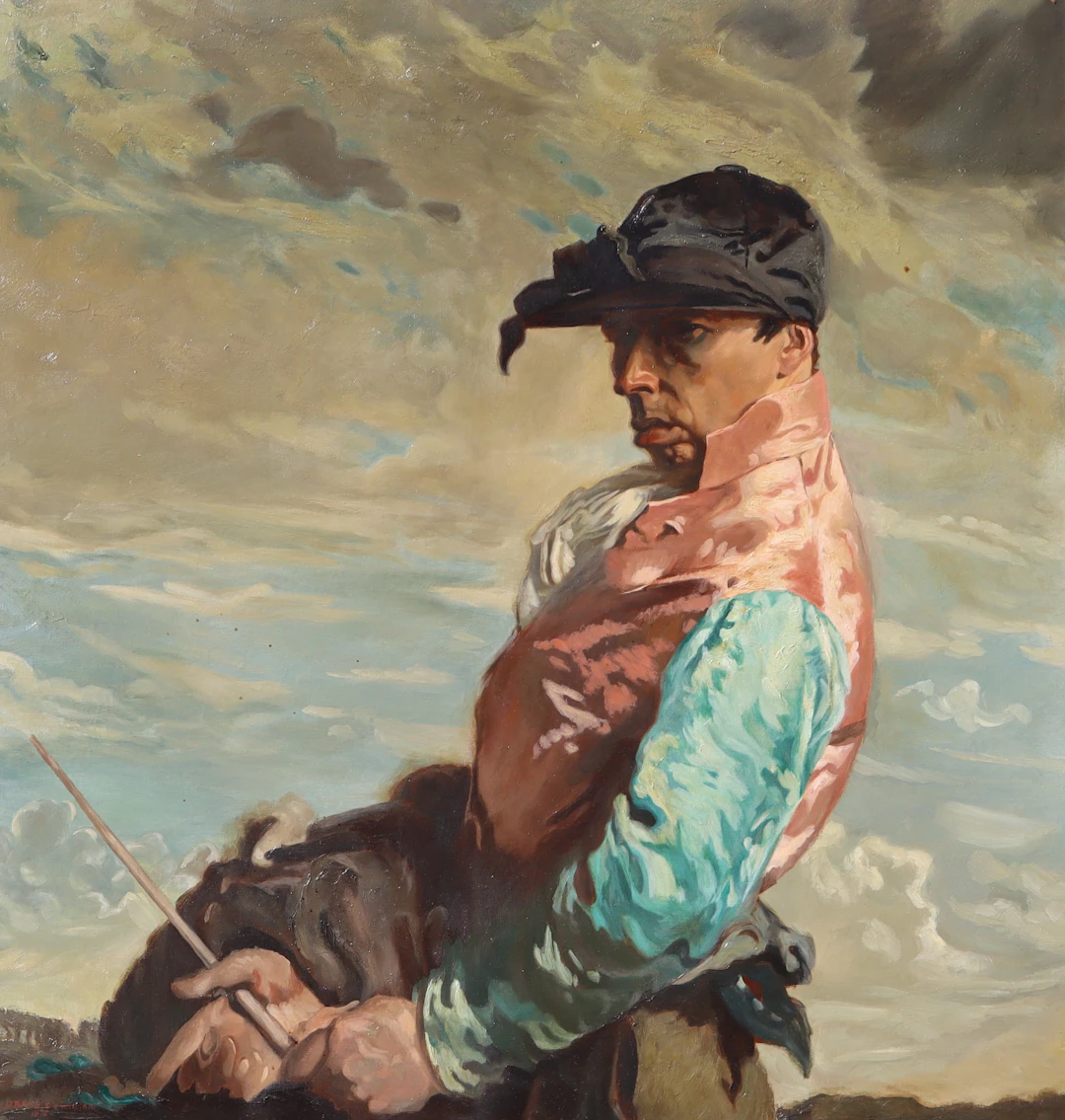 MAGDA ETTLER (1883 - 1970). "The jockey".