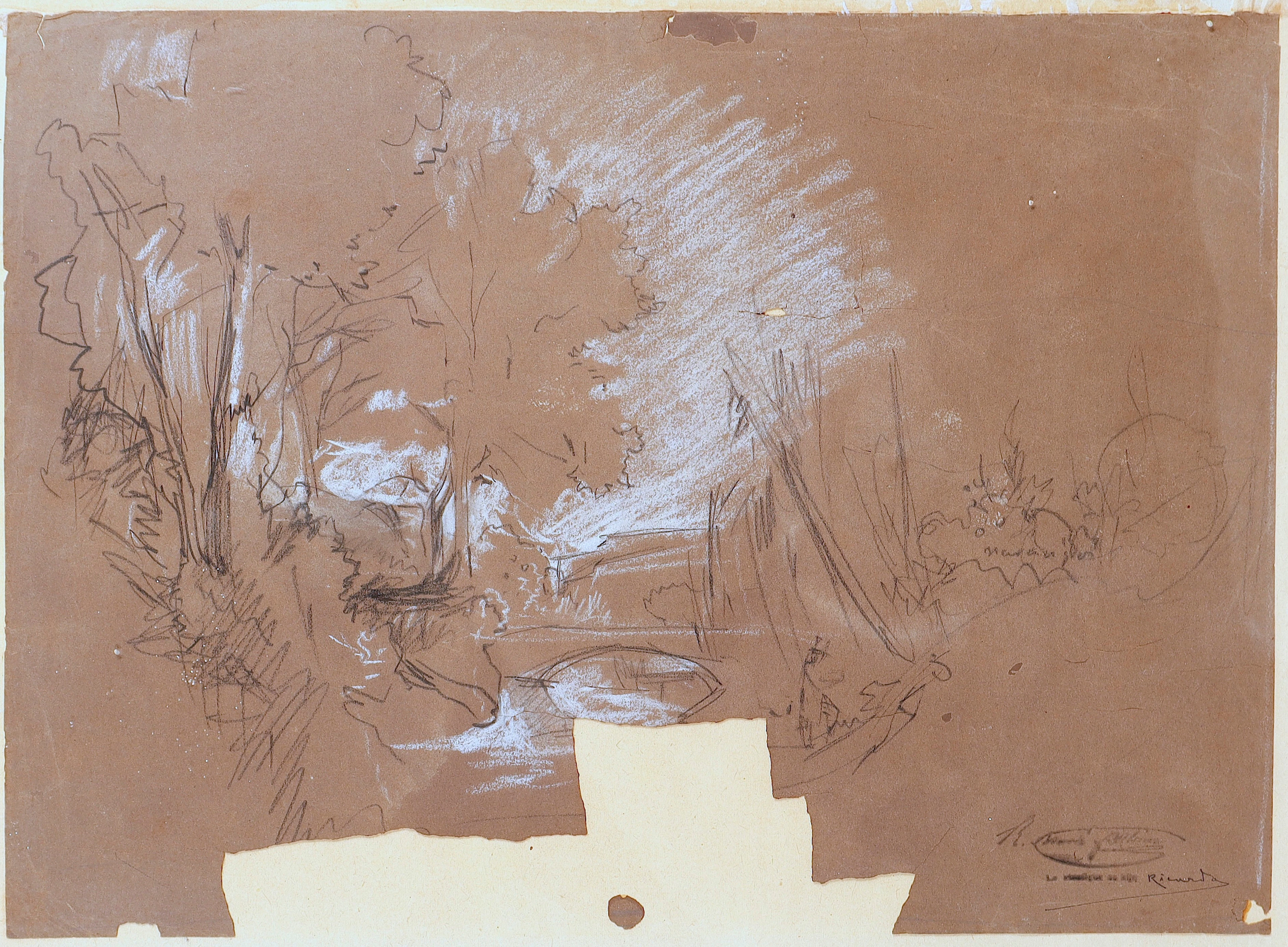RAMON MARTÍ ALSINA (1826–1894). Paisaje.
