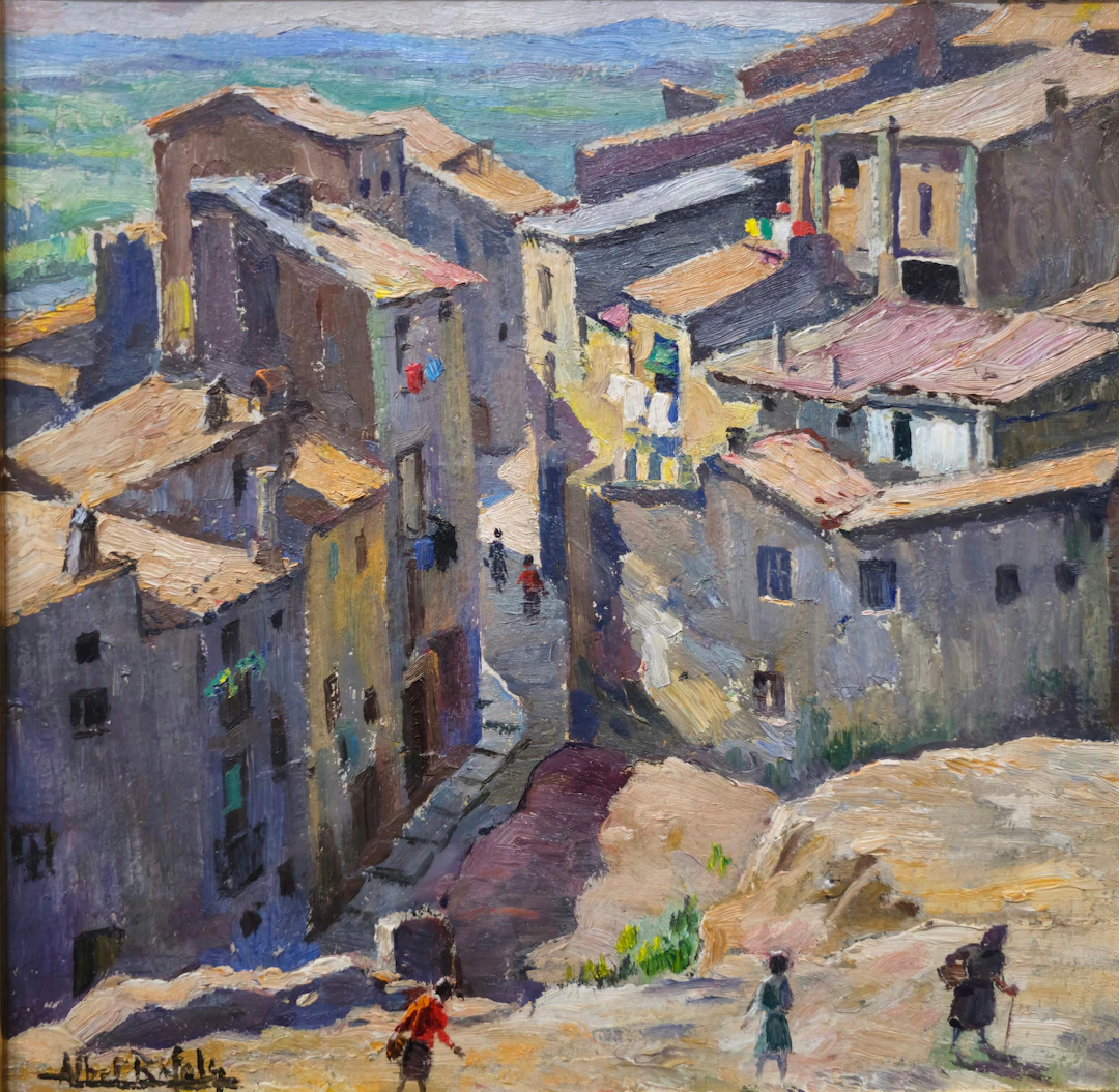 ALBERT RÀFOLS CULLERÉS. Vista de pueblo.