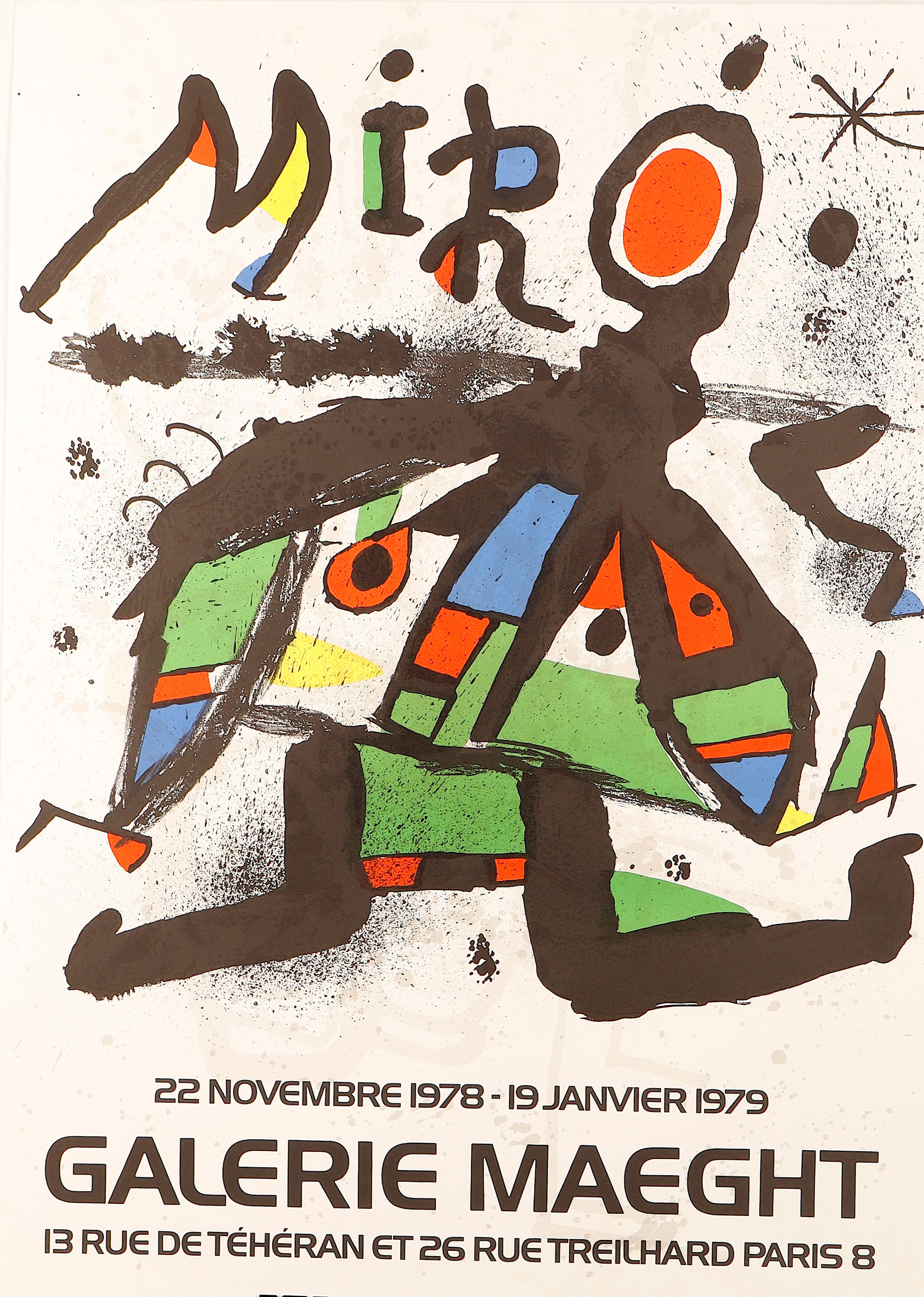JOAN MIRÓ. "Galerie Maeght".