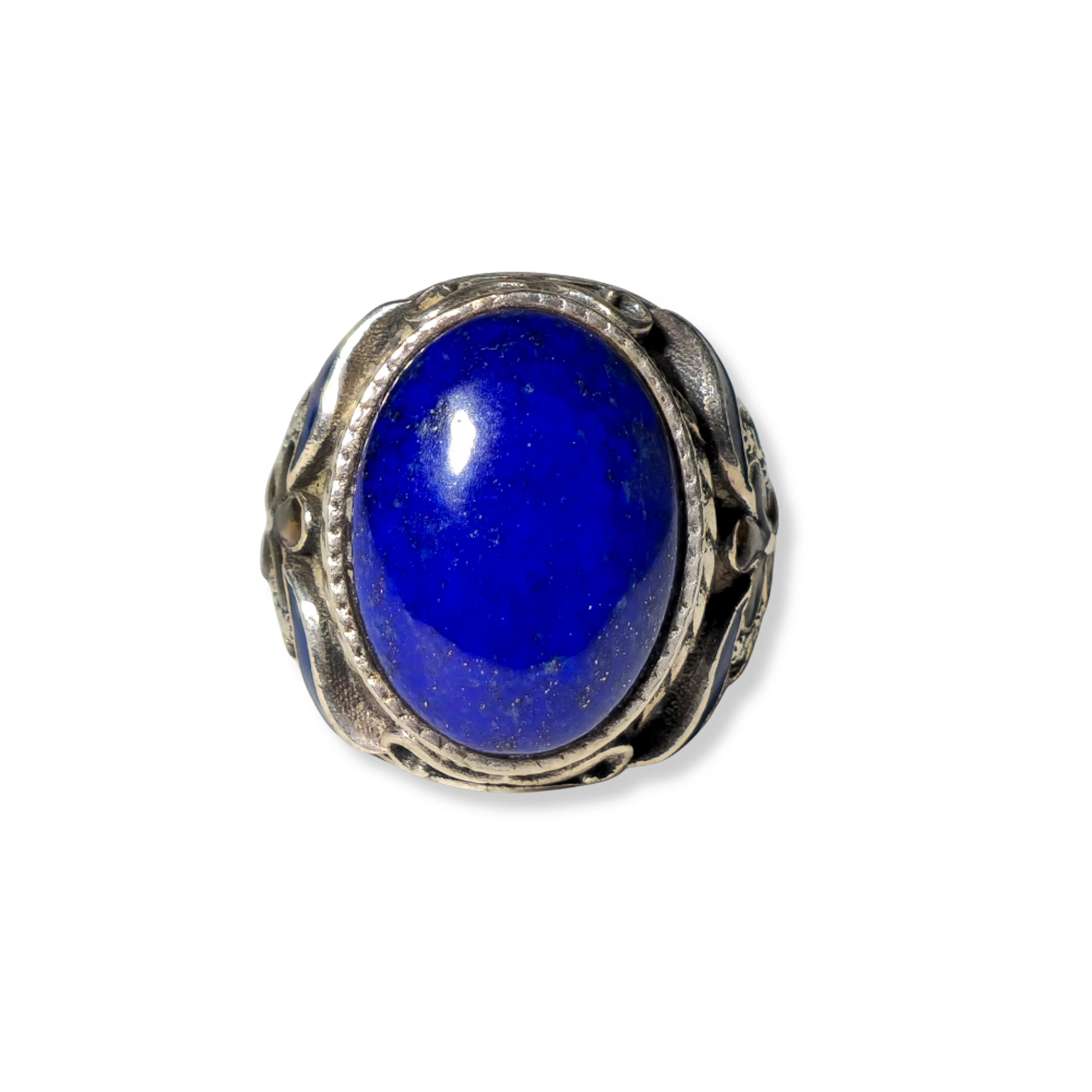 ANILLO EN PLATA LAPISLÁZULI.
