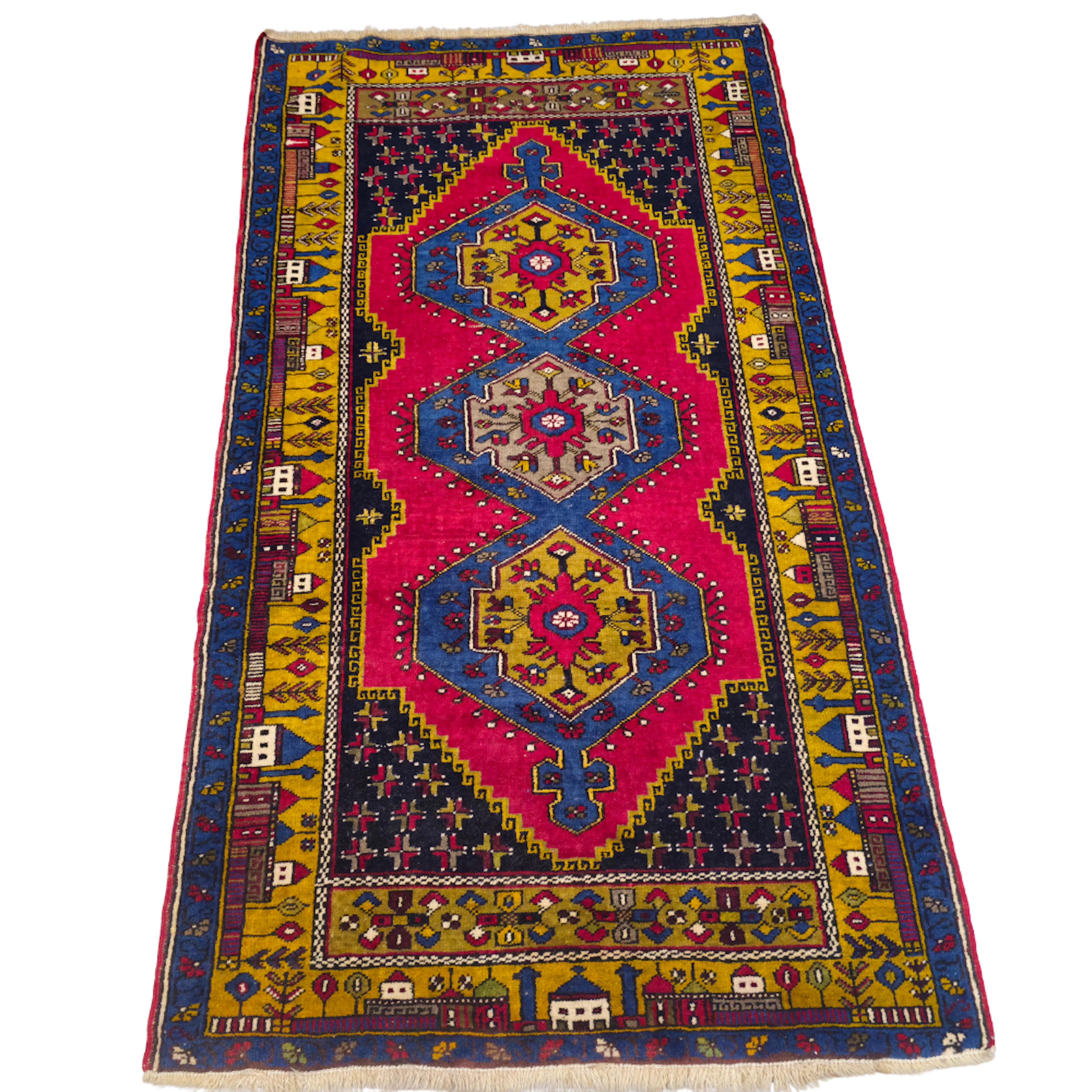 ALFOMBRA TURCA YAHYALI YORUK. LANA.