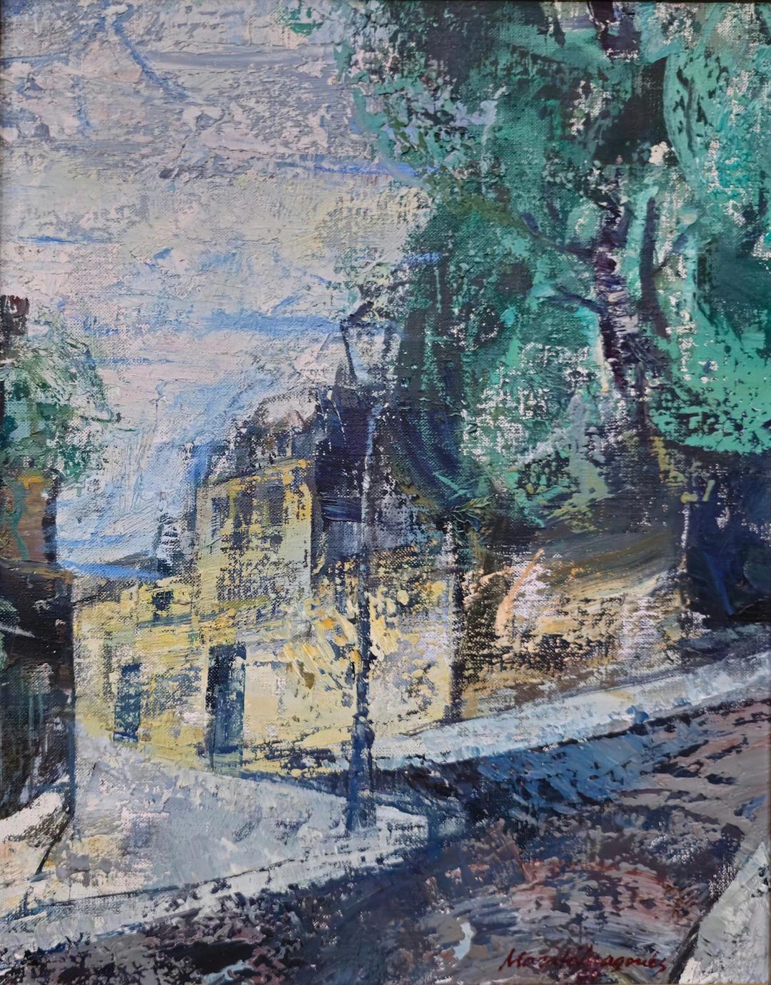 JOSEP MARIA MORATÓ ARAGONÈS (1923-2006). Vista de Montmartre.