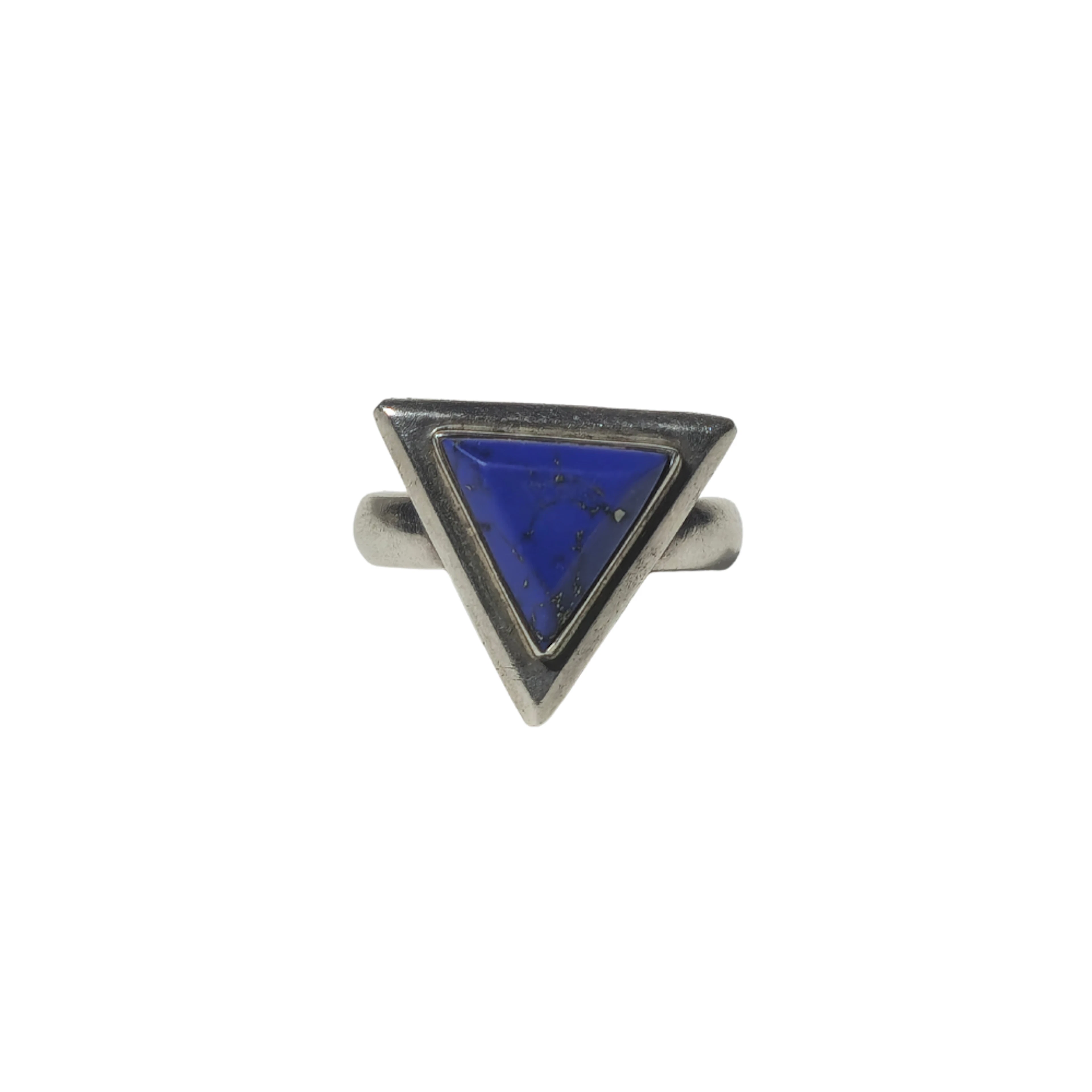 ANILLO EN PLATA Y LAPISLÁZULI.