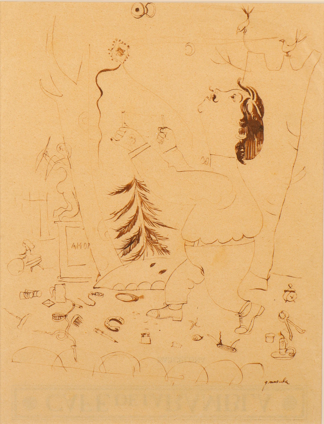 EMILI GRAU SALA (1911–1975). Un joven con un diábolo.