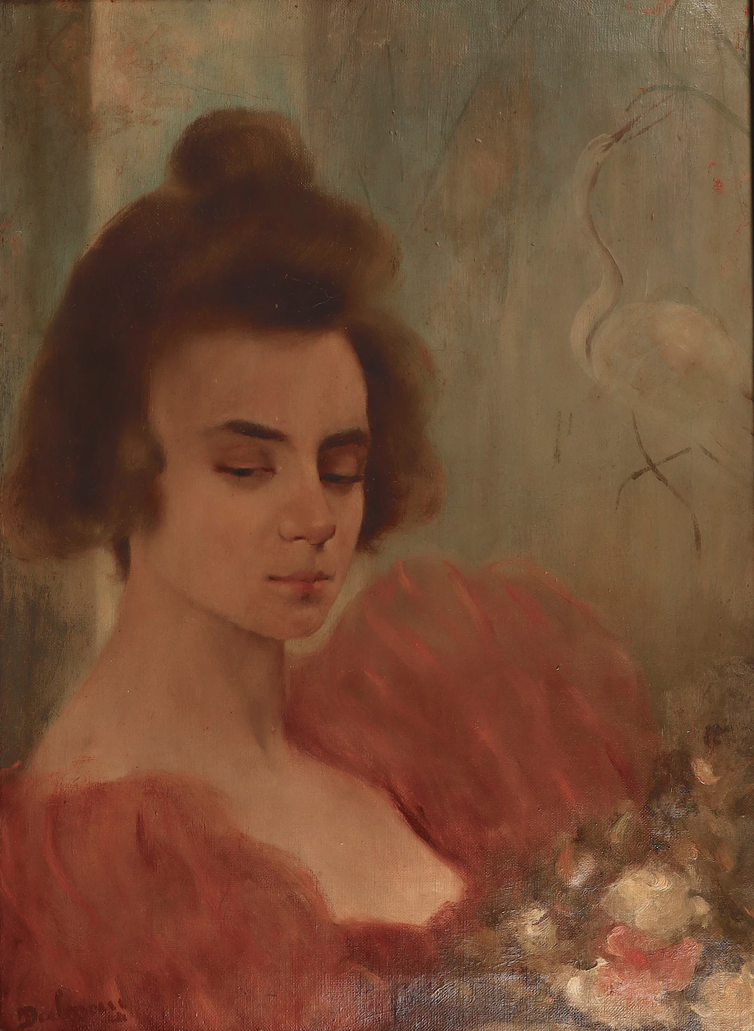 JOSEP DALMAU (1867–1937). Una joven.