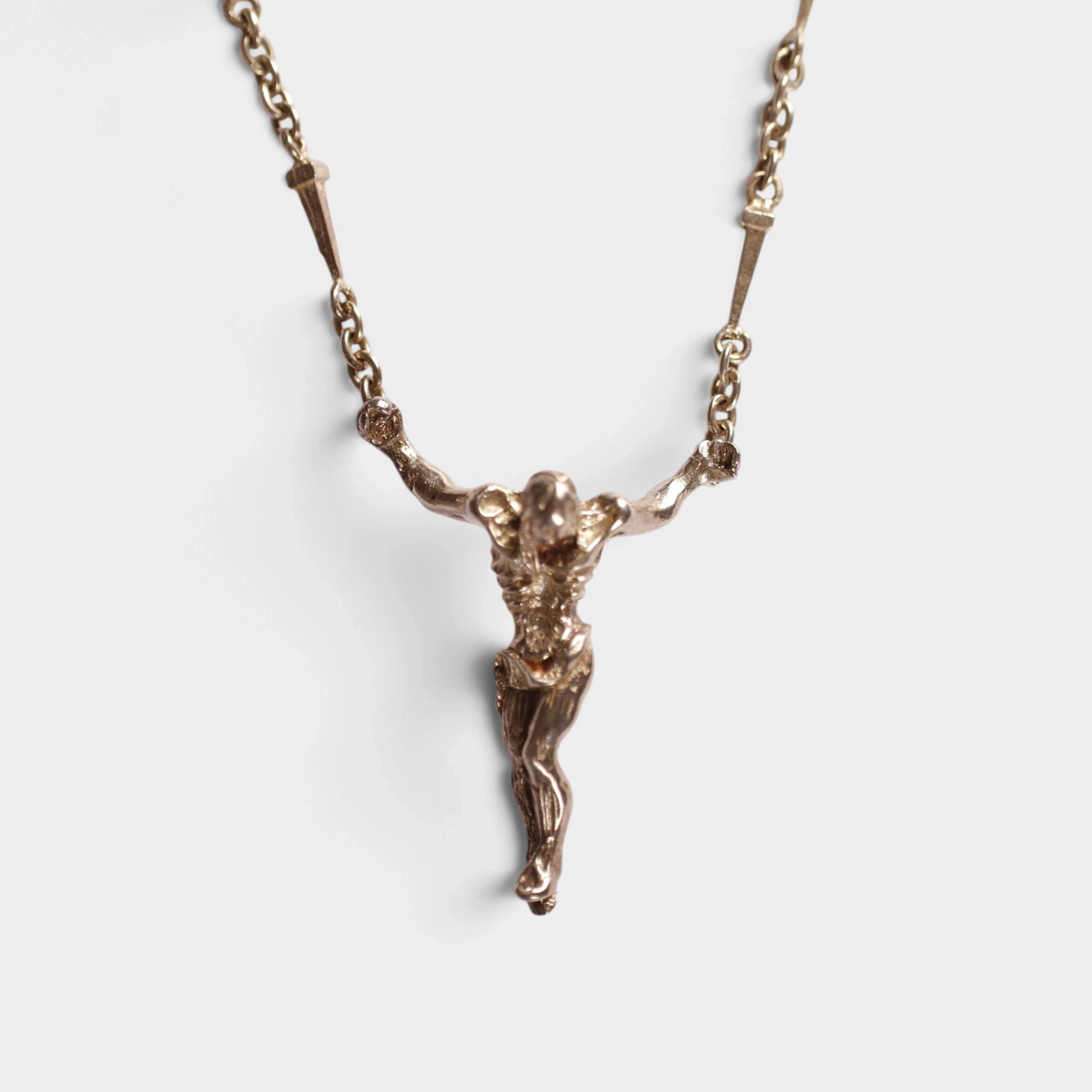 SALVADOR DALÍ. Cristo en plata, numerado AA725/1000.