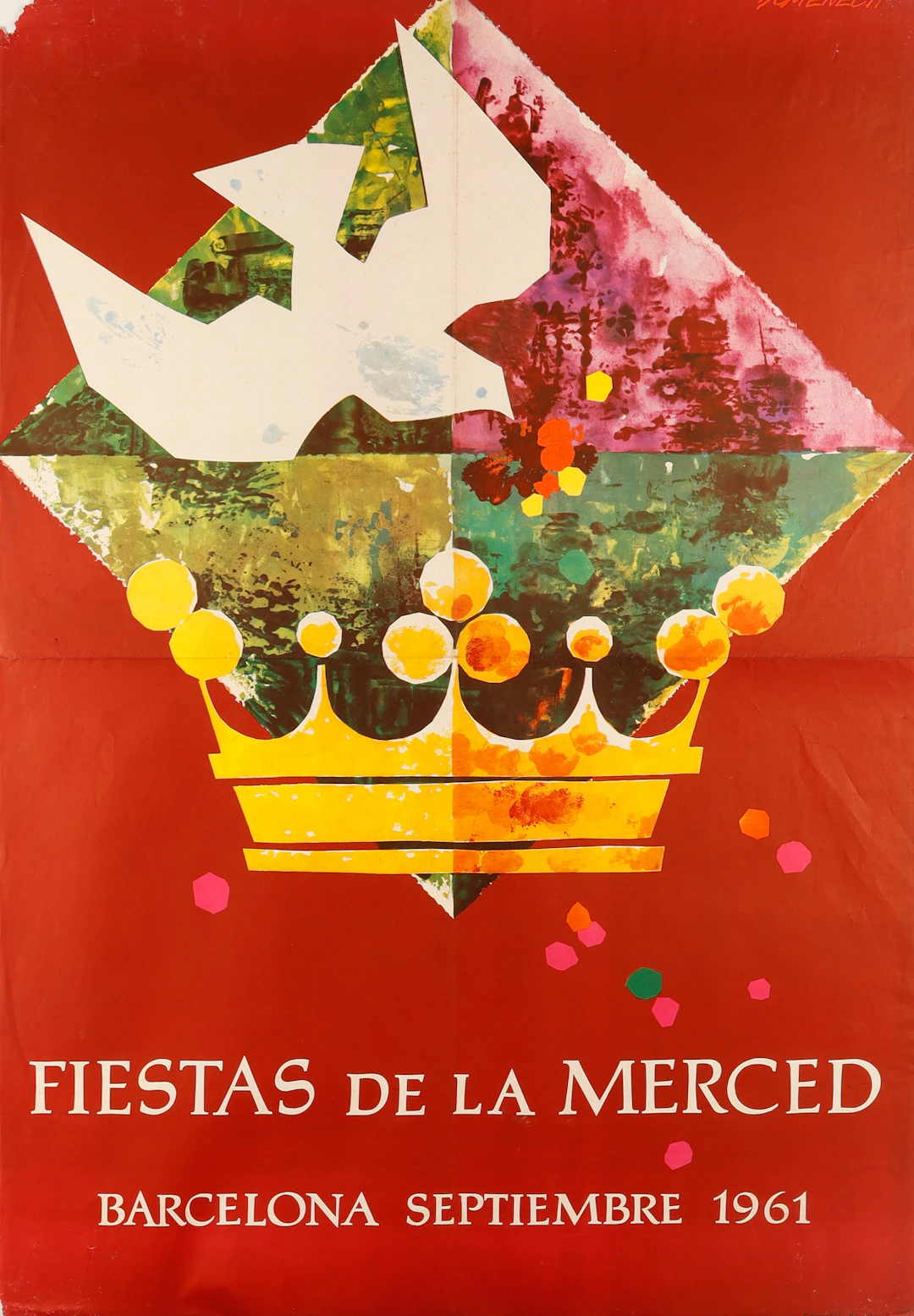 AMAND DOMÈNECH. "Fiestas de la Merced. Barcelona. Septiembre 1961".