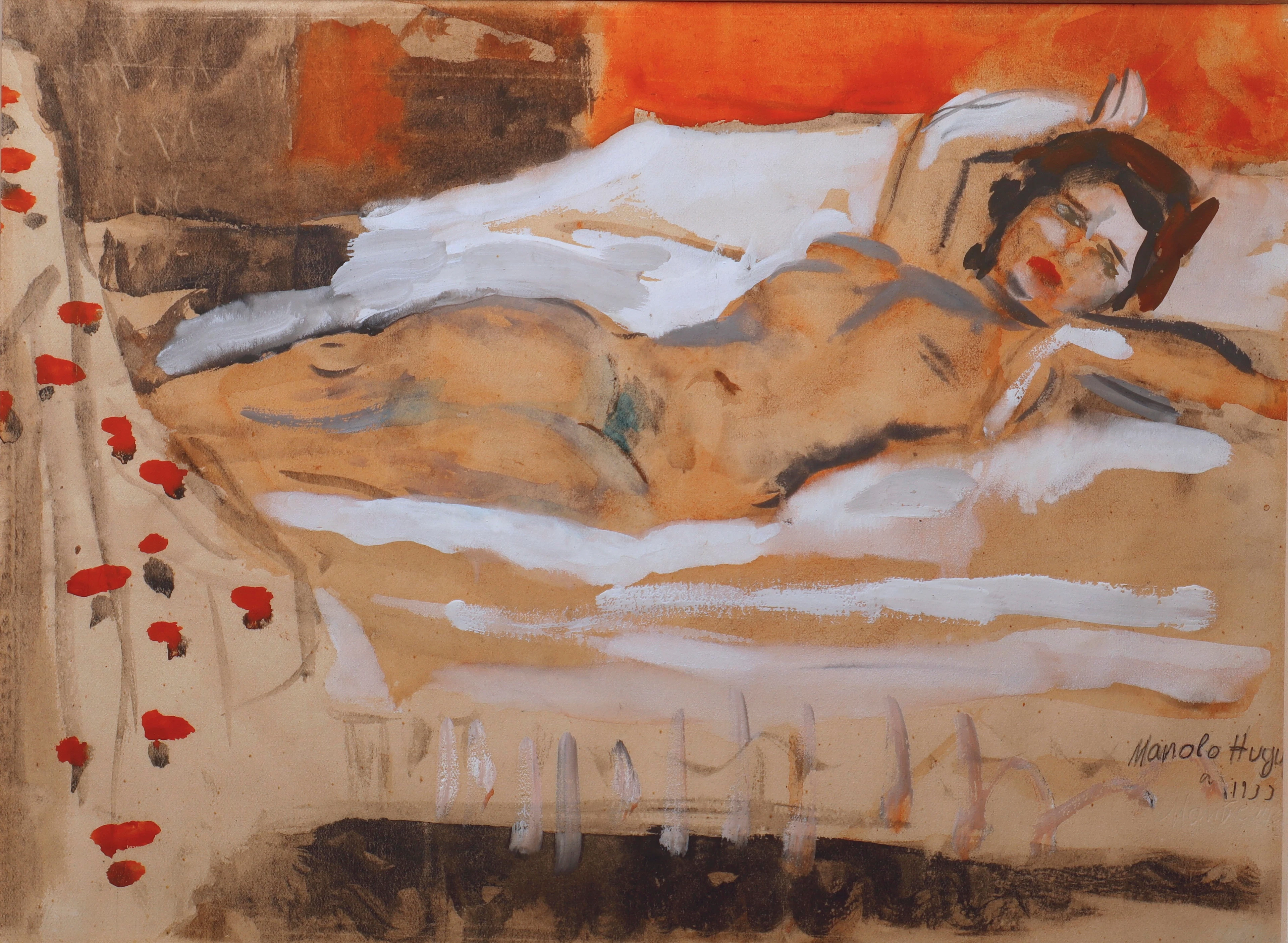MANOLO HUGUÉ (1872–1945). Retrato de Montserrat Fargas.