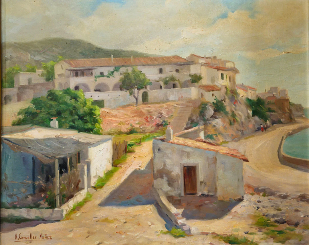 ANDRÉS CARCELLER NUÑEZ. Paisaje costero.
