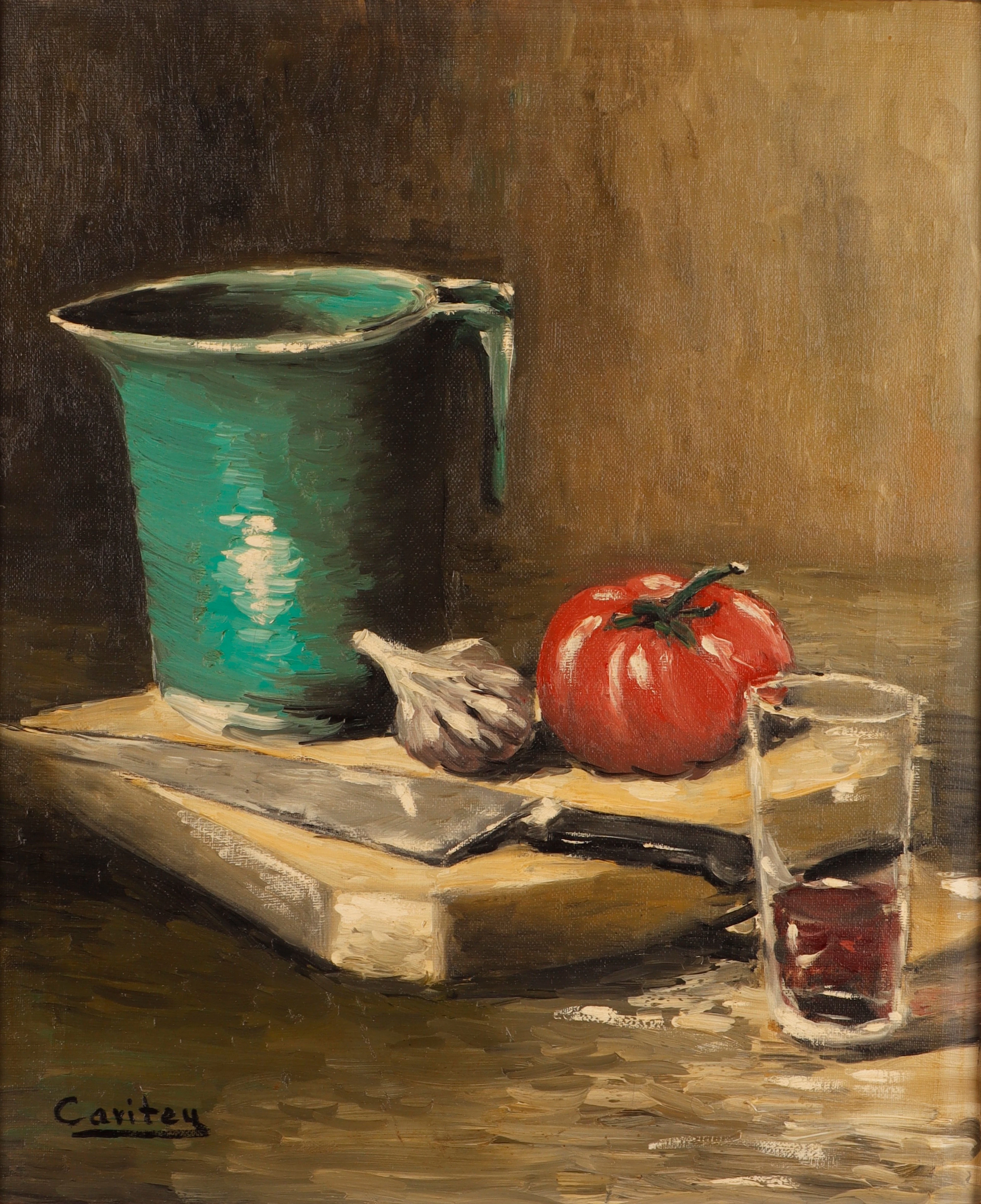 JOSEP SOLÉ CARITEU. Bodegón.
