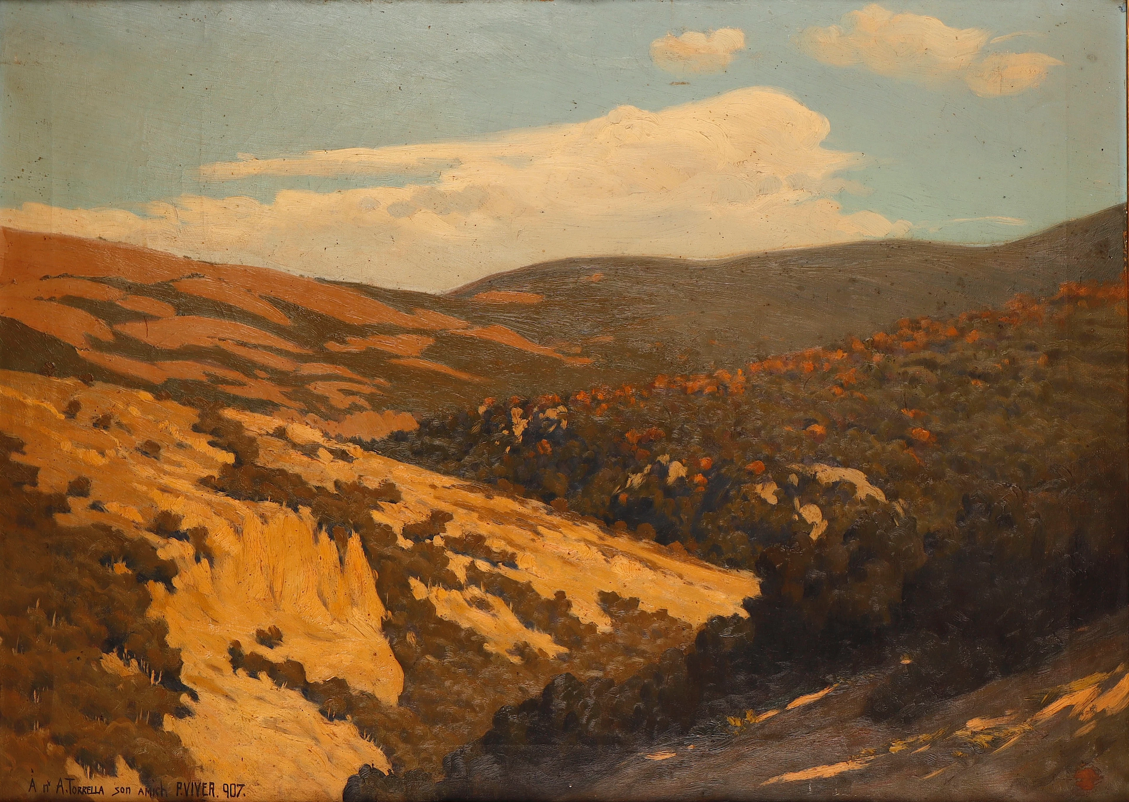 PERE VIVER (1872-1917). Paisaje.