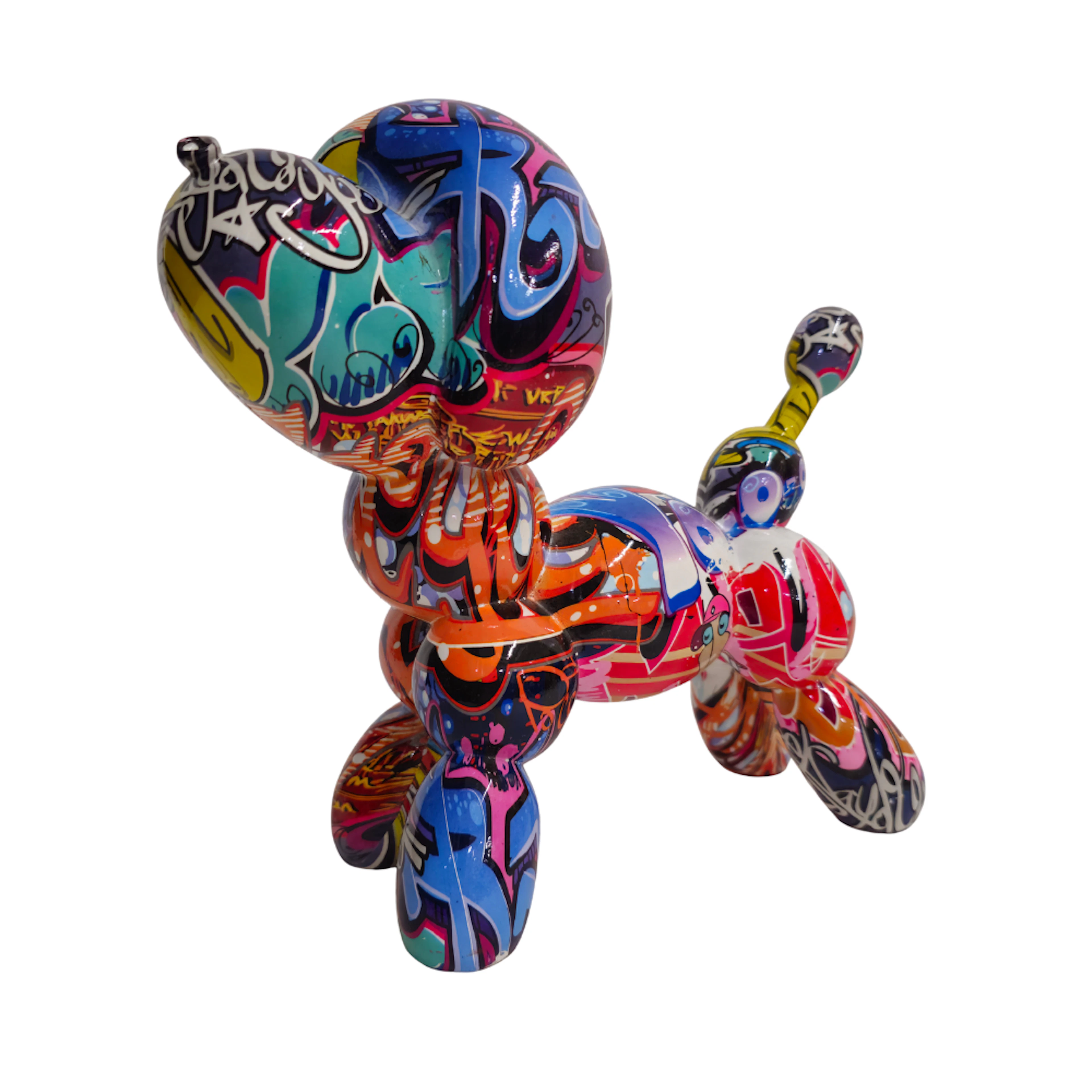 PERRO STREET ART. JEFF KOONS.
