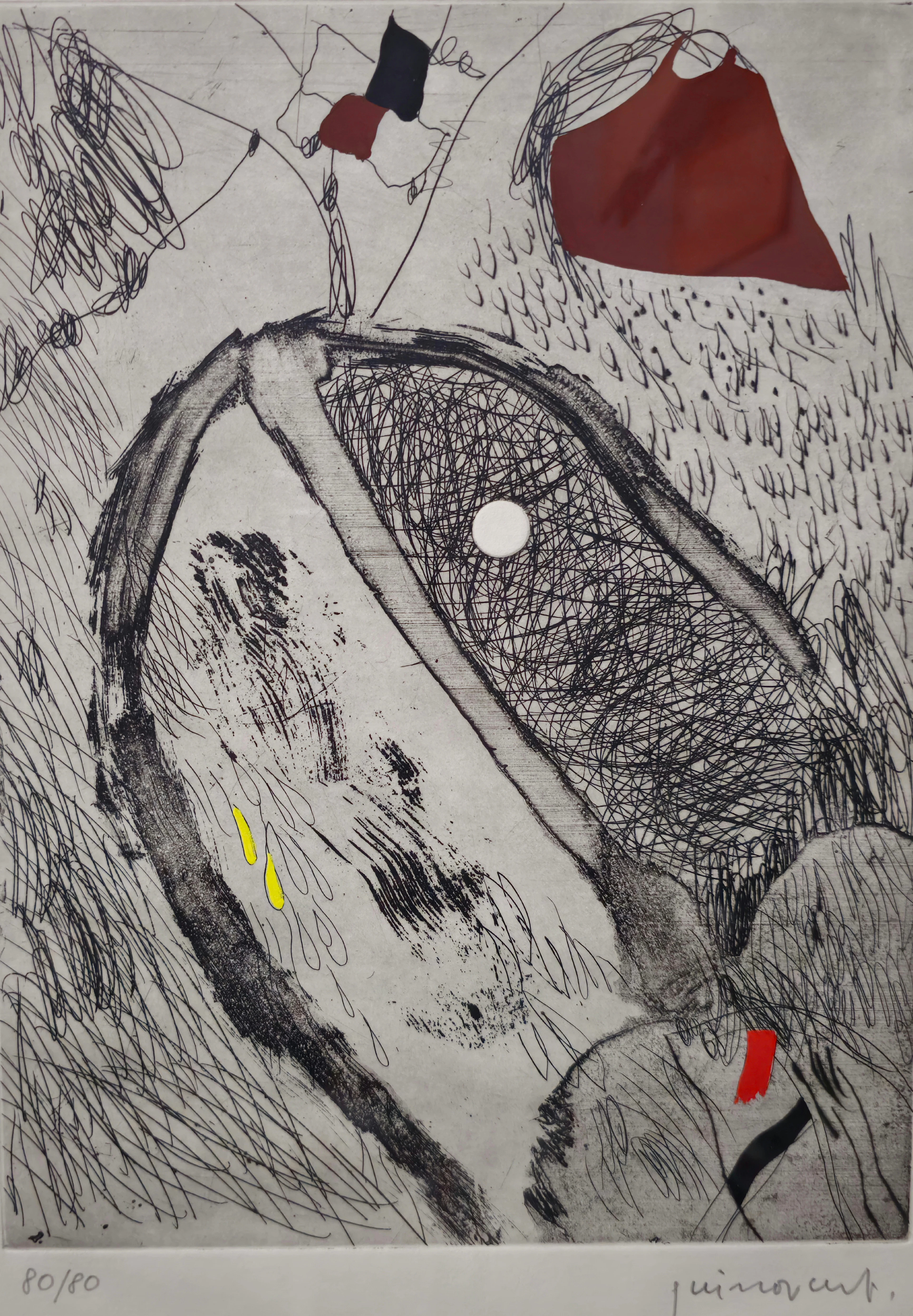 JOSEP GUINOVART. OBRA GRÁFICA. FIRMADA Y JUSTIFICADA A LÁPIZ. 80/80.