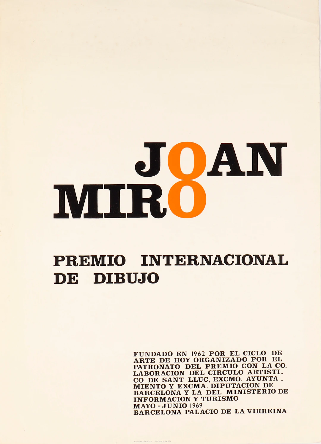 PACO CASAMAJÓ. "8 Premio Internacional de Dibujo. Joan Miró".
