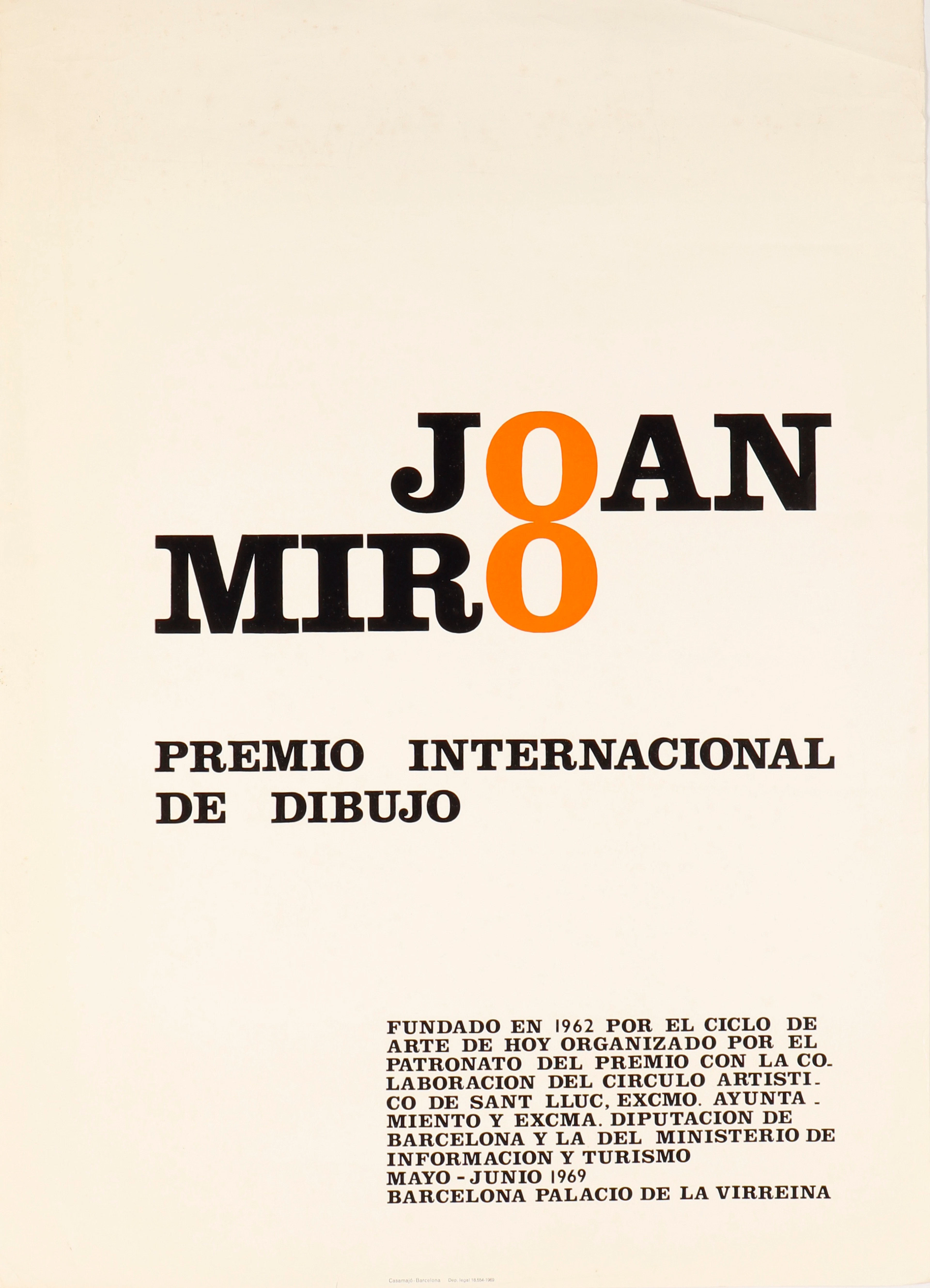 PACO CASAMAJÓ. "8 Premio Internacional de Dibujo. Joan Miró".