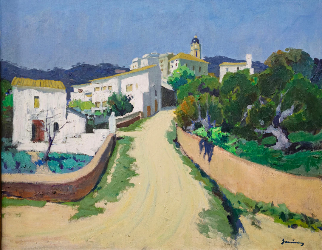 RAMON SANVISENS (1917-1987). Vista rural.