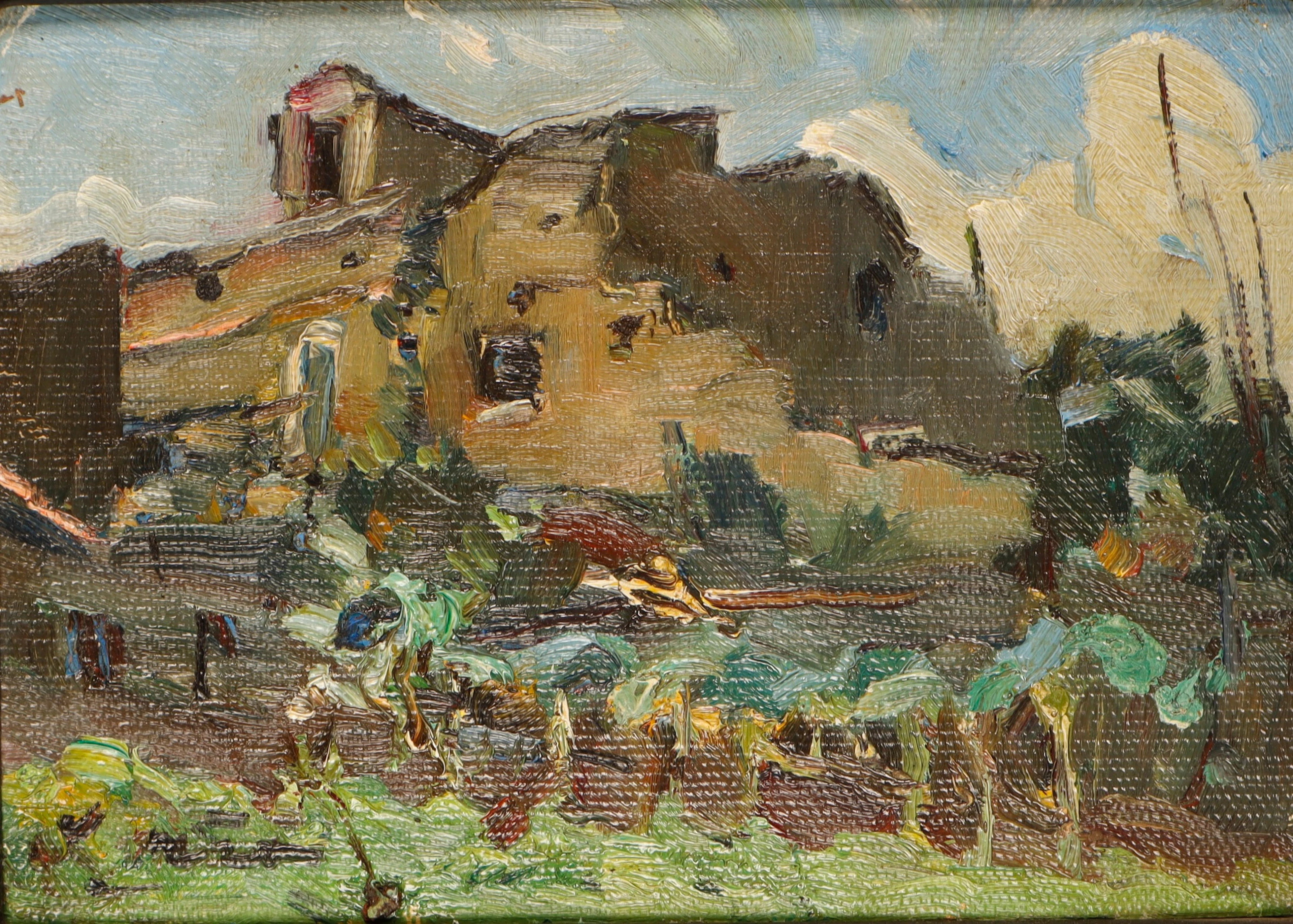 JOAQUIM MIR (1873-1940). Vista rural.