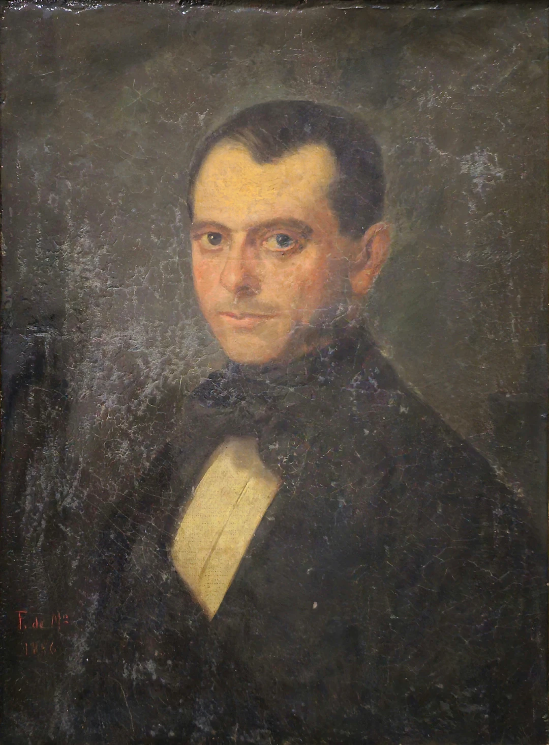 ESCUELA ESPAÑOLA DE MEDIADOS DEL SIGLO XIX. Retrato de un joven.