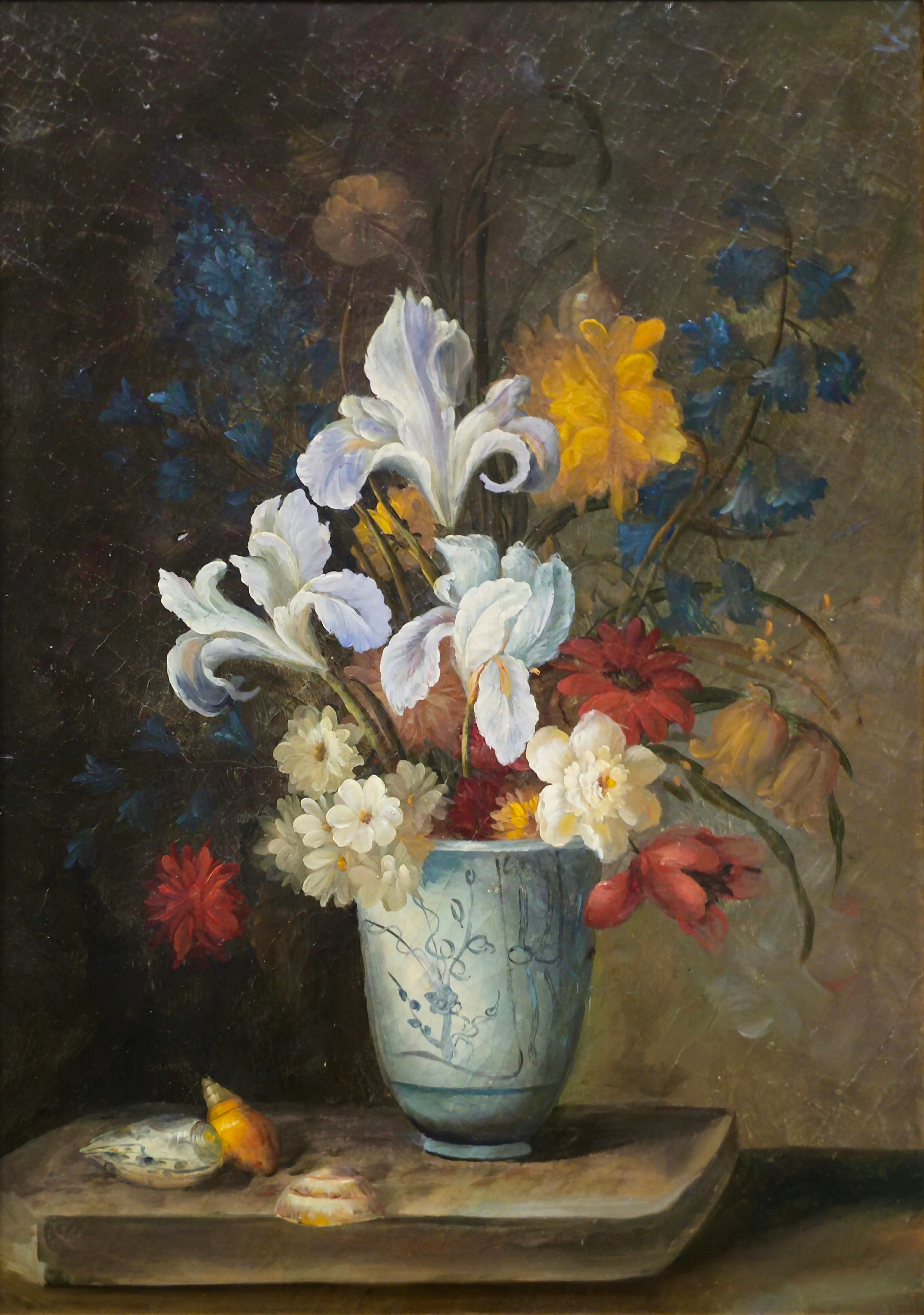 ESCUELA HOLANDESA DEL SIGLO XIX. Florero.