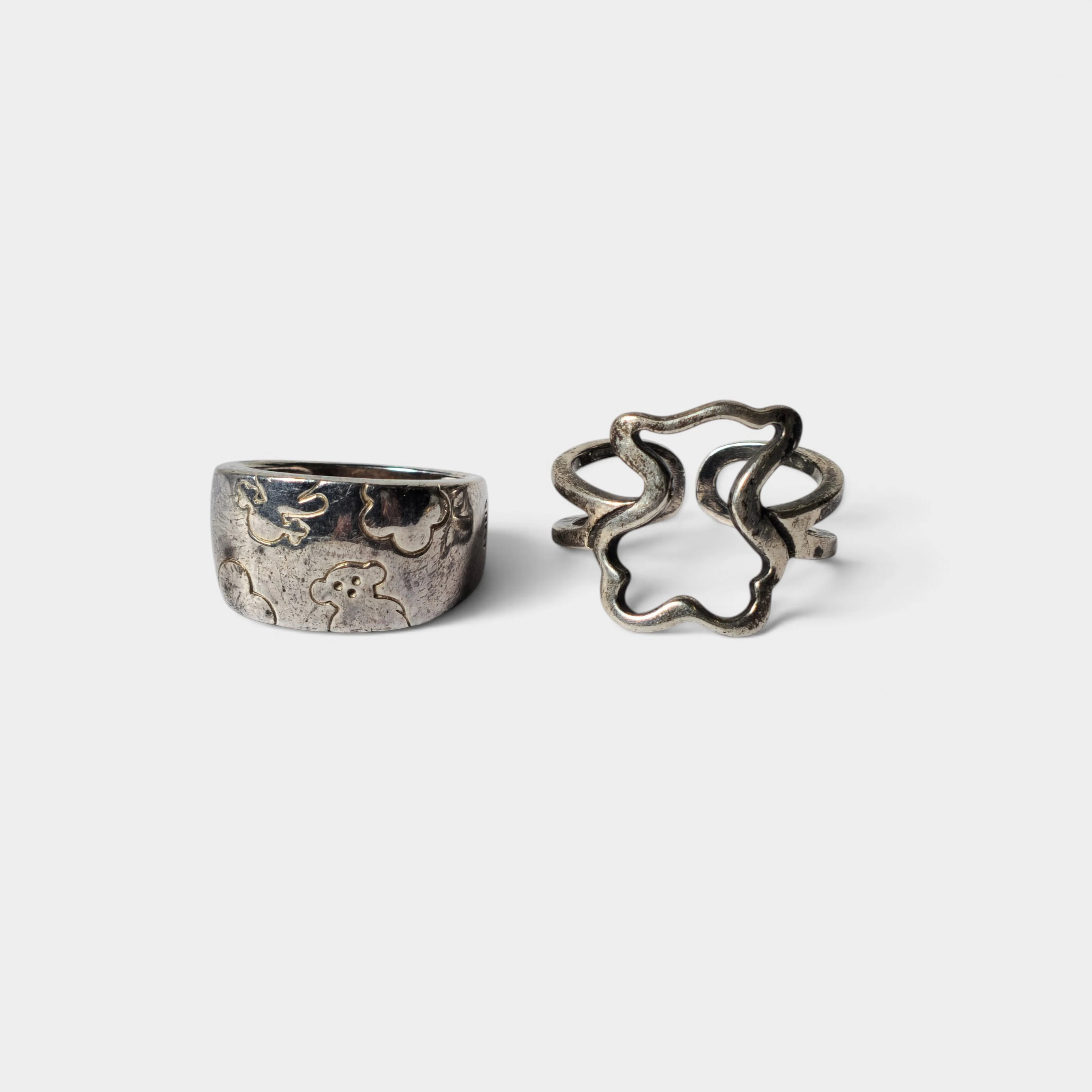 Dos anillos Tous.