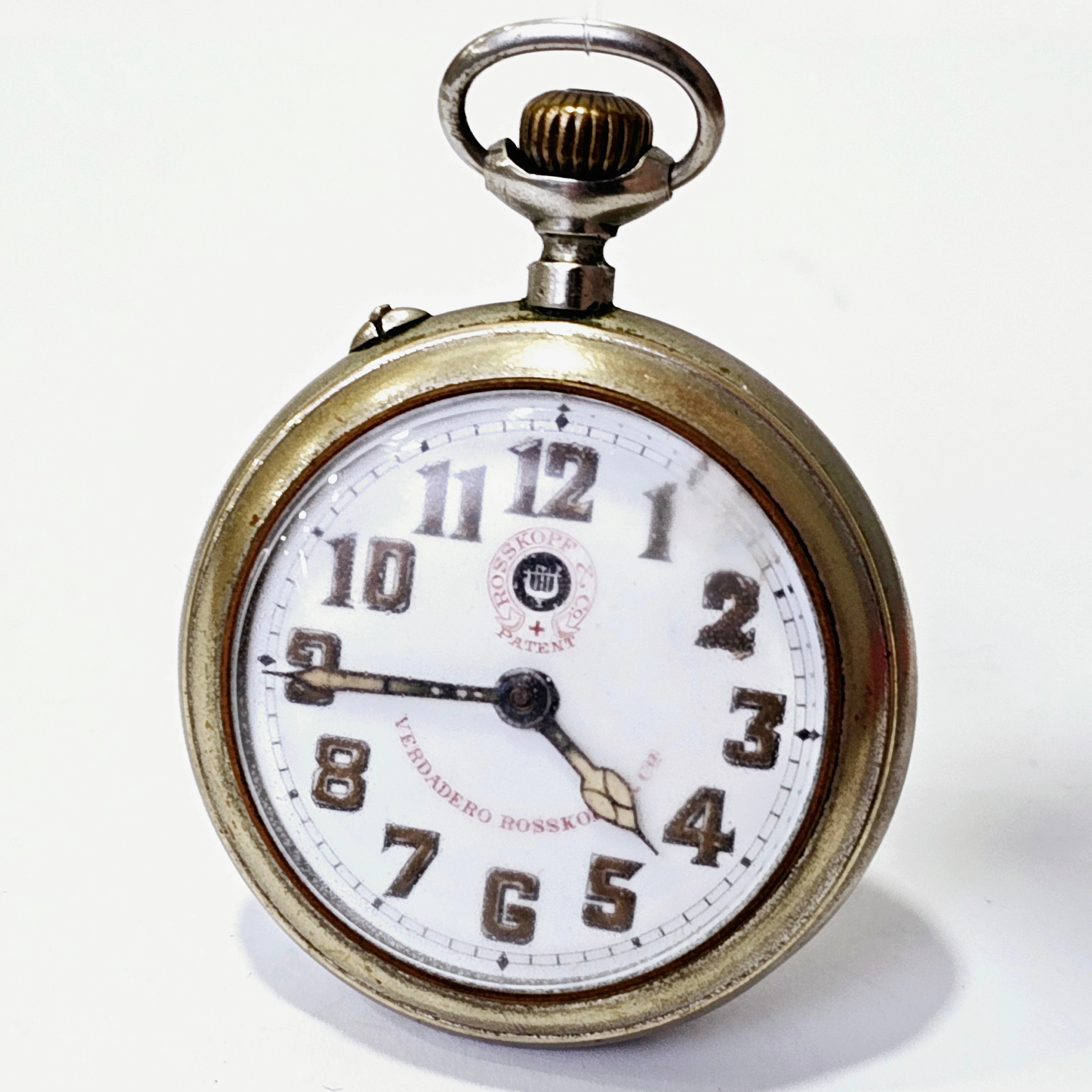 Reloj de bolsillo Rosskopf & CO. Circa 1904.