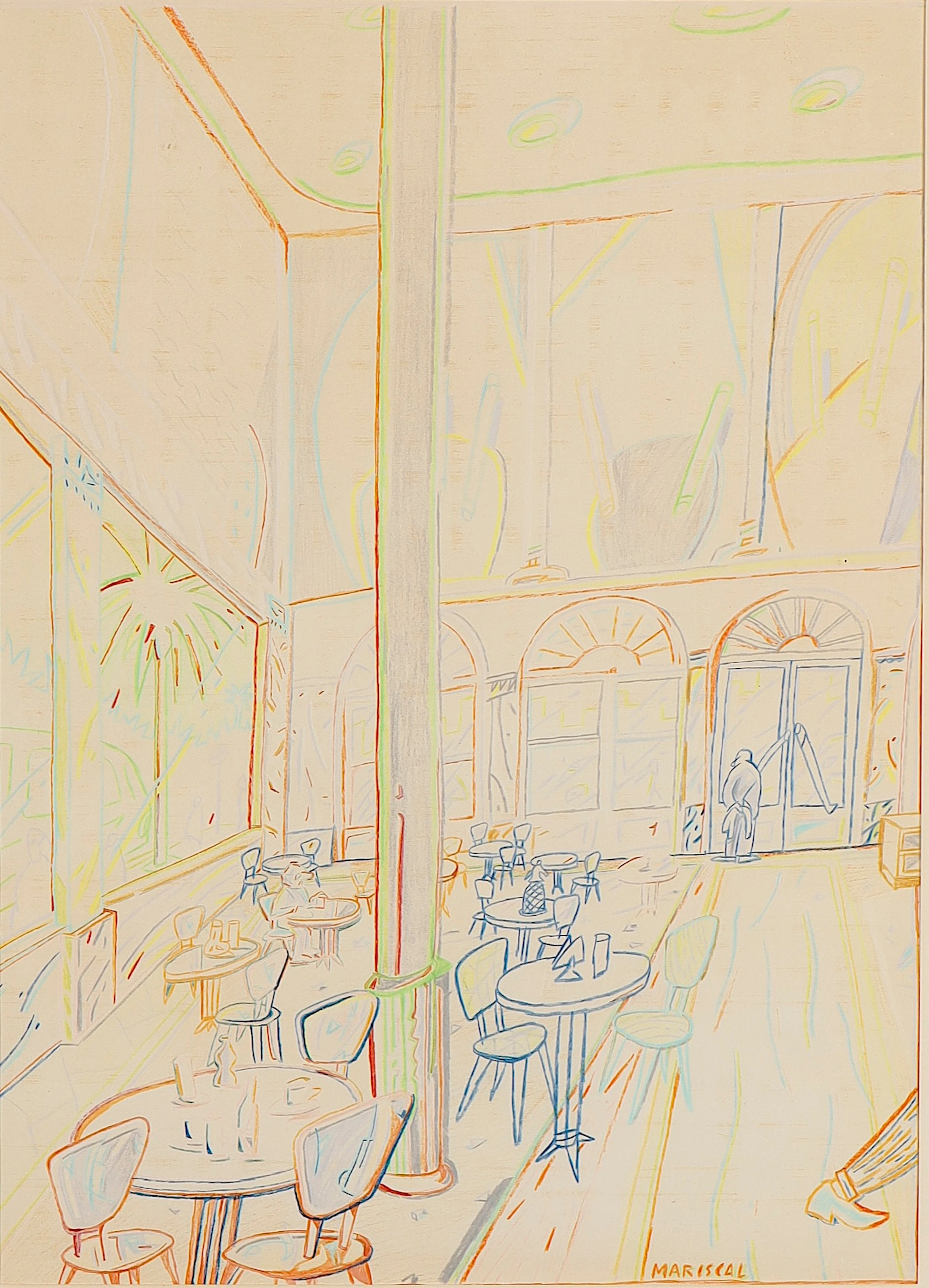 JAVIER MARISCAL (1950). Interior.