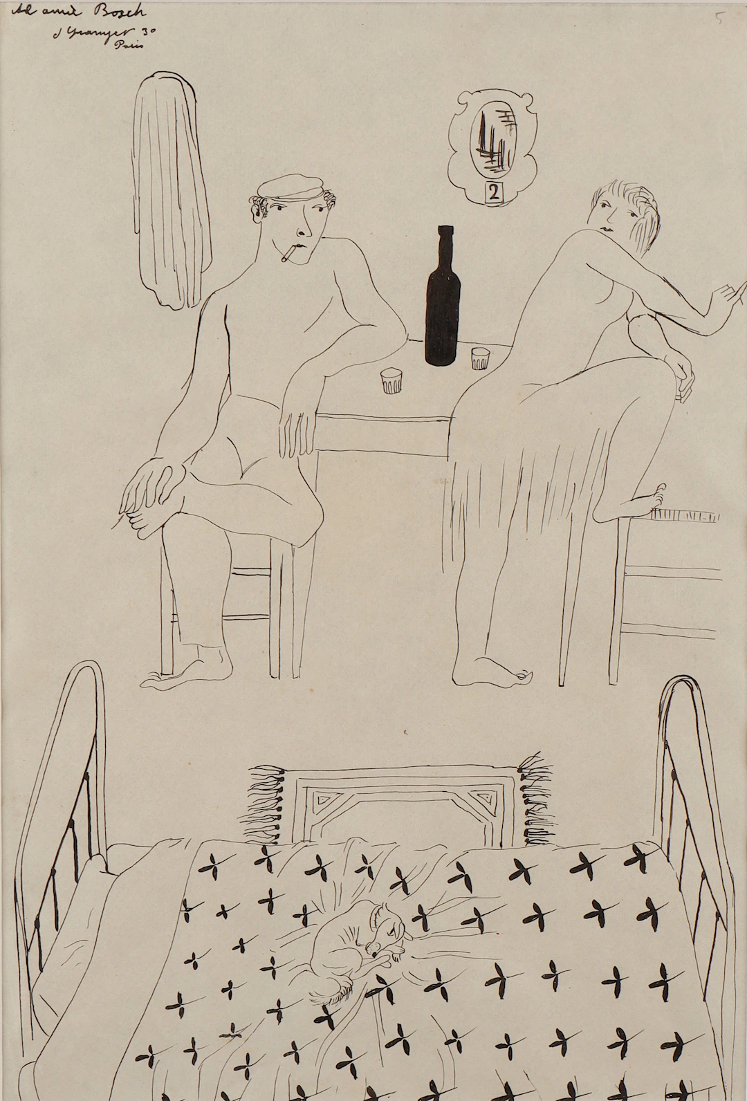 JOSEP GRANYER (1899–1983). Interior.