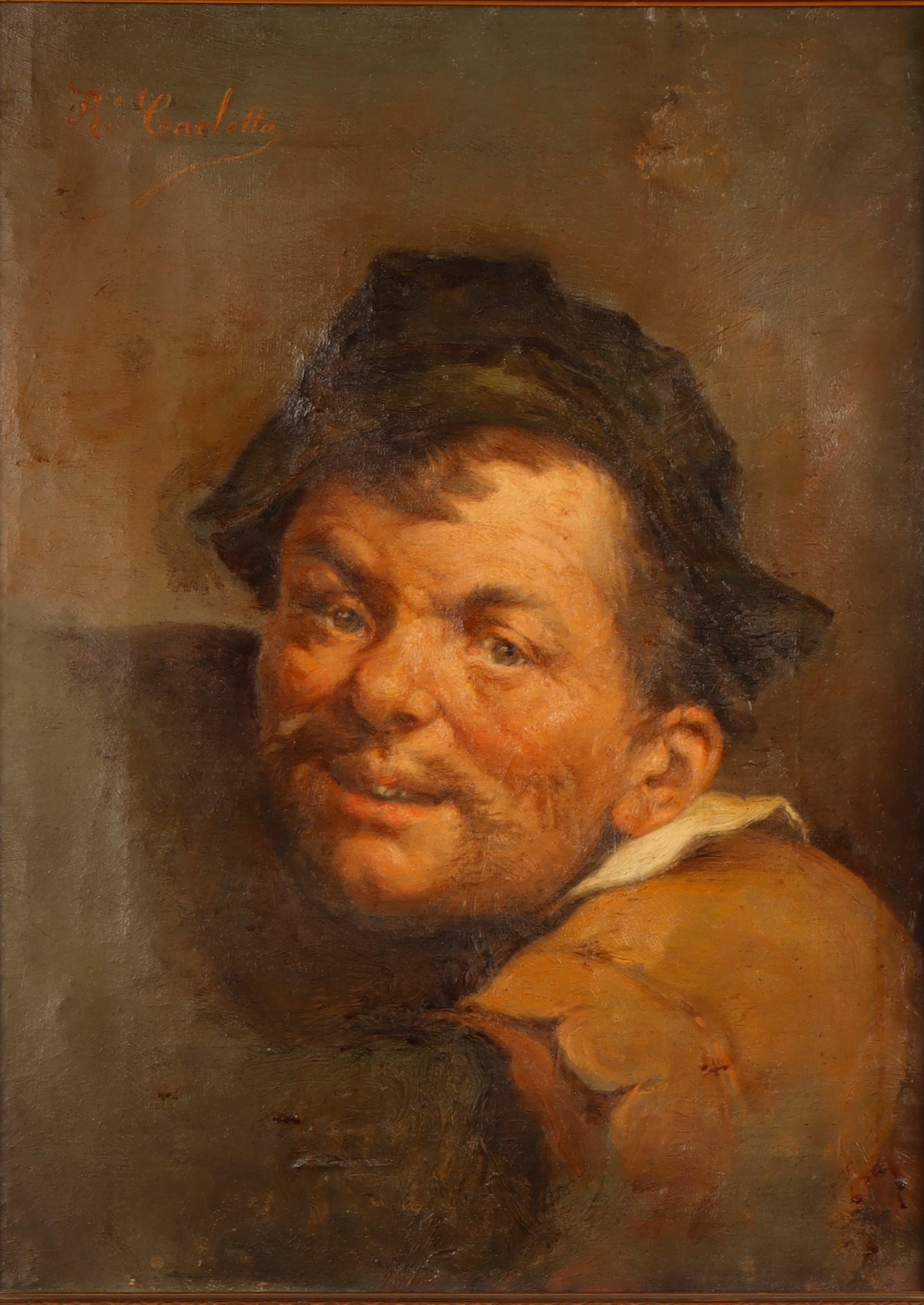 RICARD CARLOTTA I MIRÓ (1837 - 1912). Tipo popular, probablemente Sancho Panza.