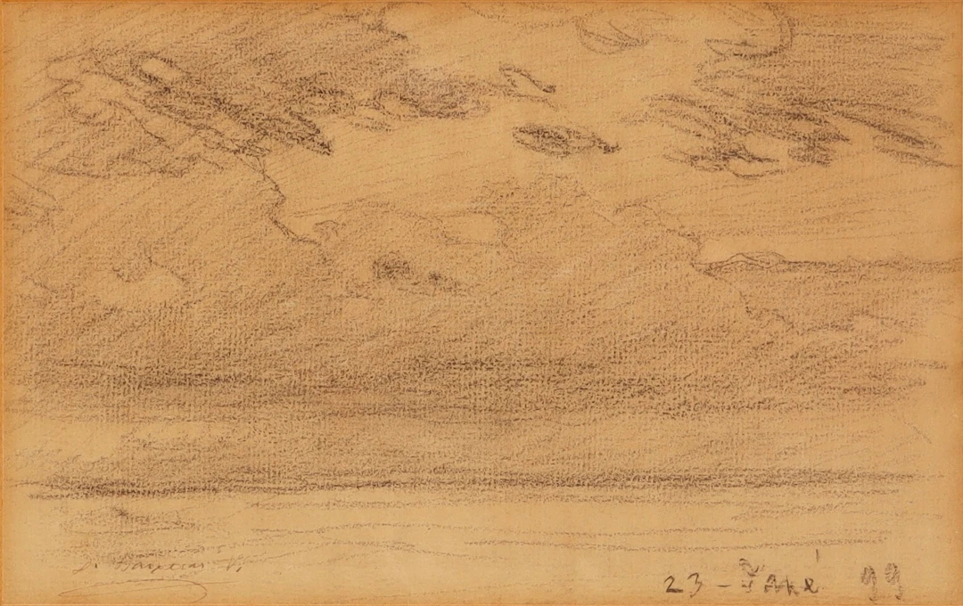 DIONÍS BAIXERAS (1862–1943). Estudio de nubes.
