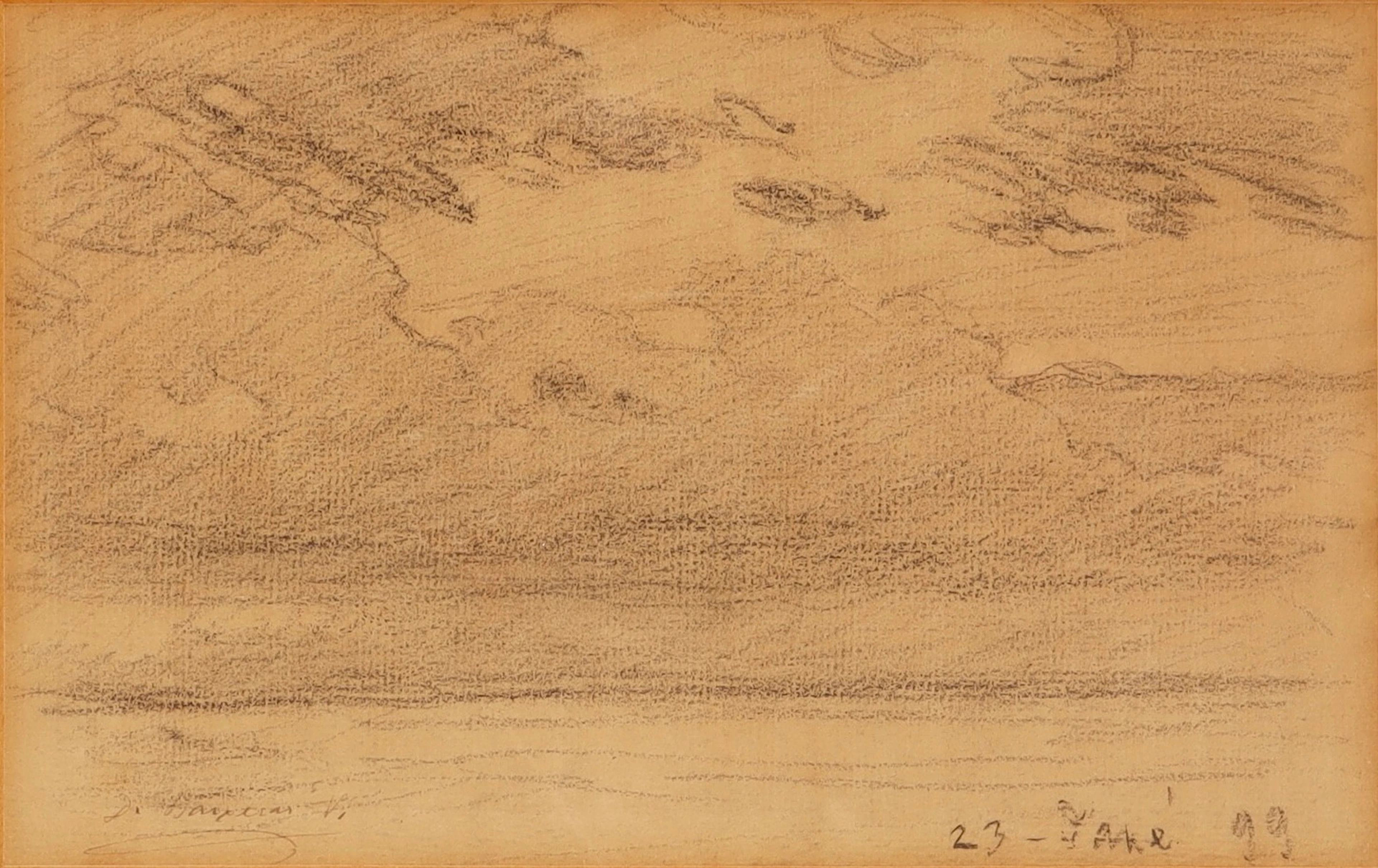 DIONÍS BAIXERAS (1862–1943). Estudio de nubes.