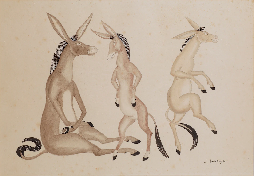 JOSEP GRANYER (1899–1983). Asnos.