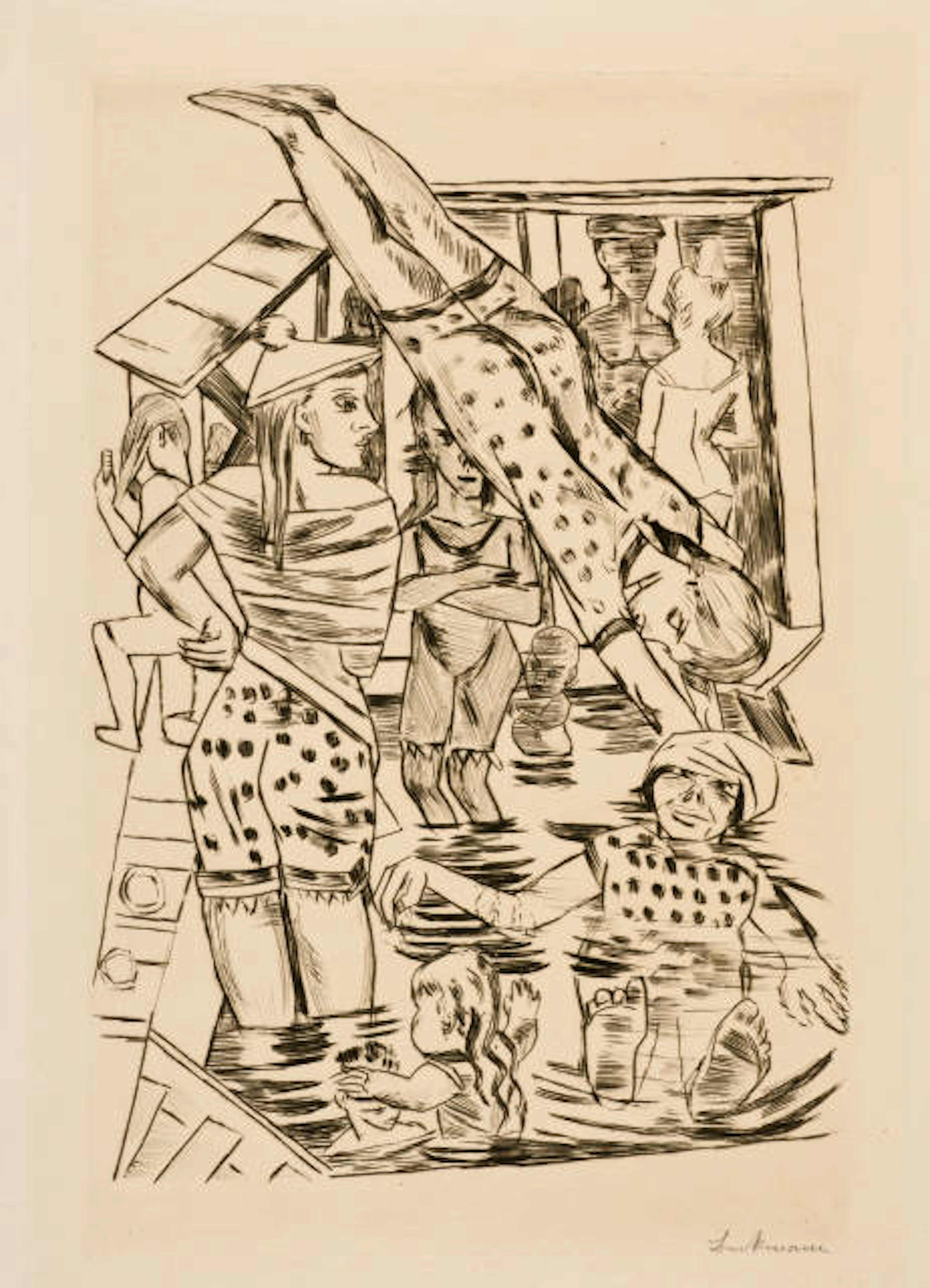 Frauenbad - Max Beckmann