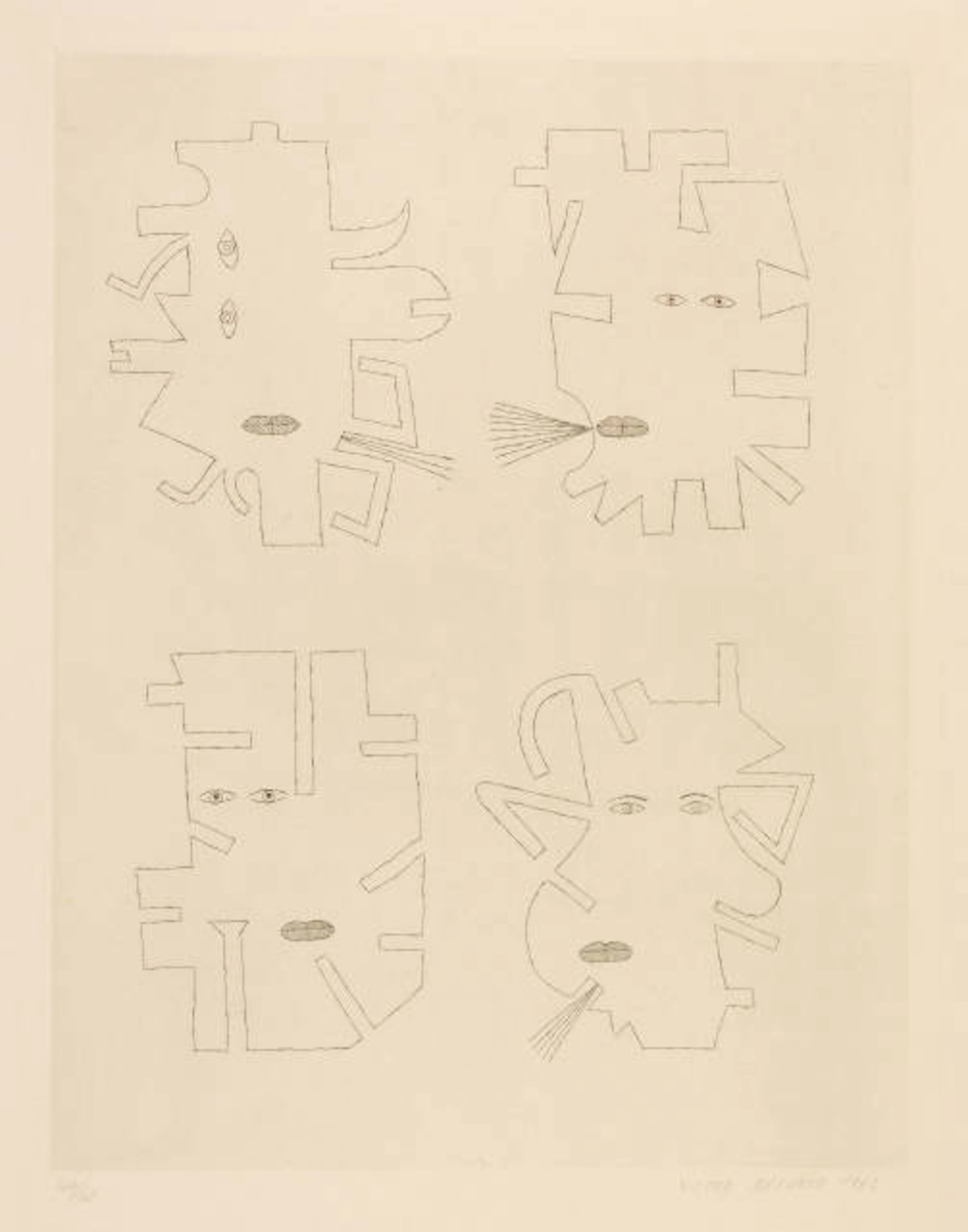 Codex d'un visage - Victor Brauner