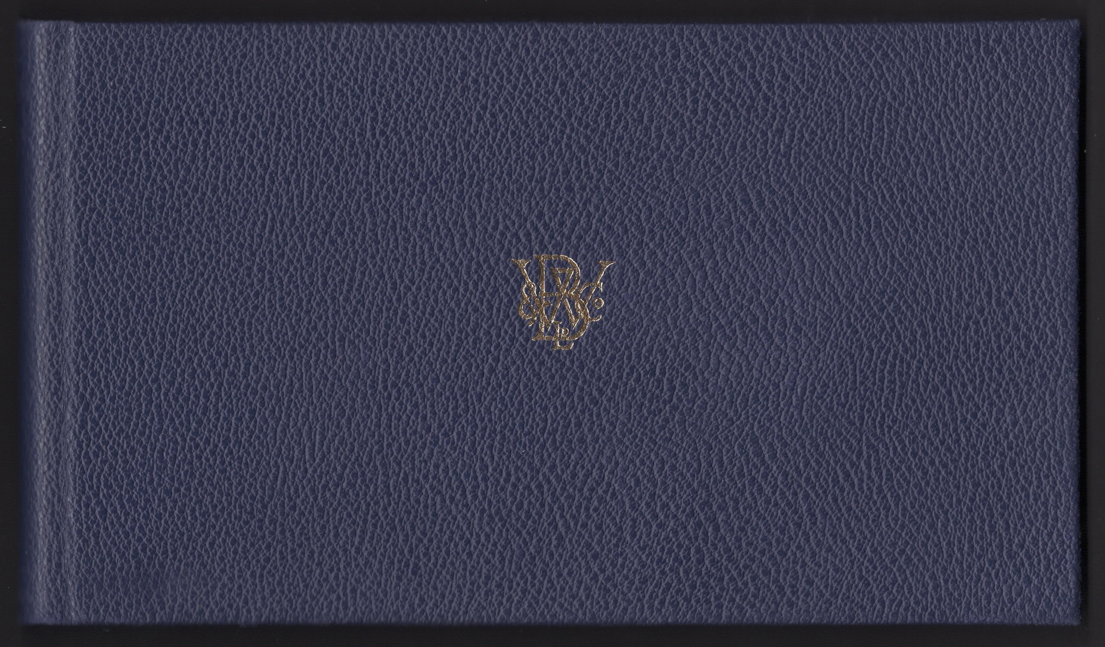 A dark-blue Bradbury Wilkinson album, formerly housing all the previously-listed