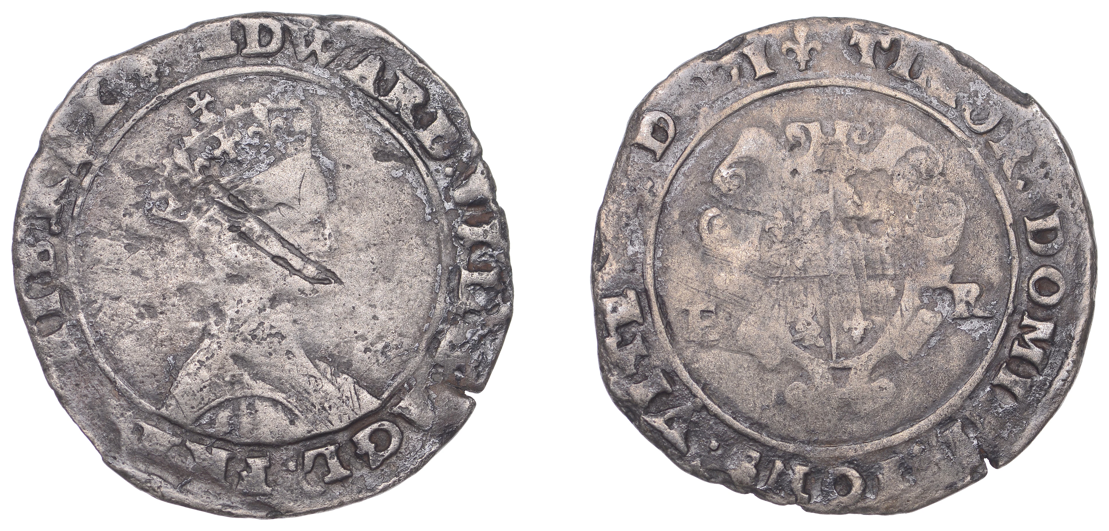 Edward VI (1547-1553), Third period, 3 oz. issue, Shilling, Southwark