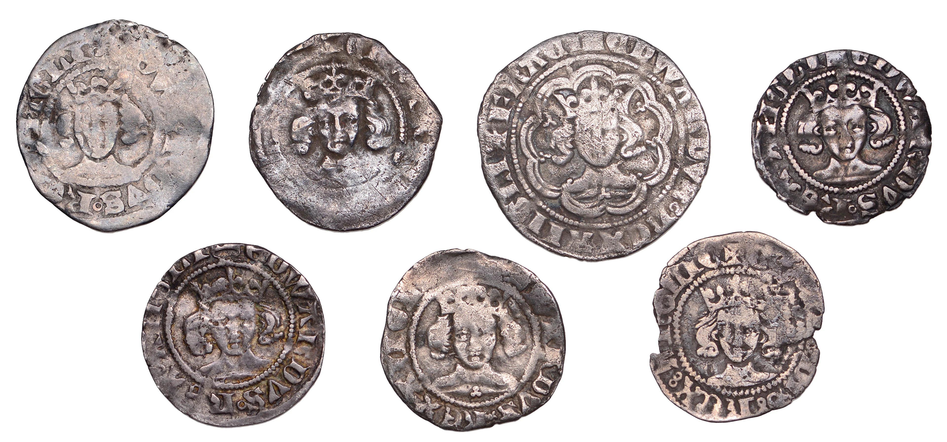 Edward III, Fourth coinage, Pre-treaty period, Halfgroat, series D