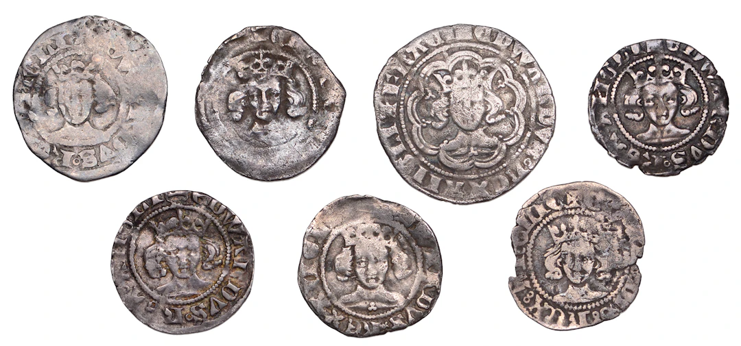 Edward III, Fourth coinage, Pre-treaty period, Halfgroat, series D