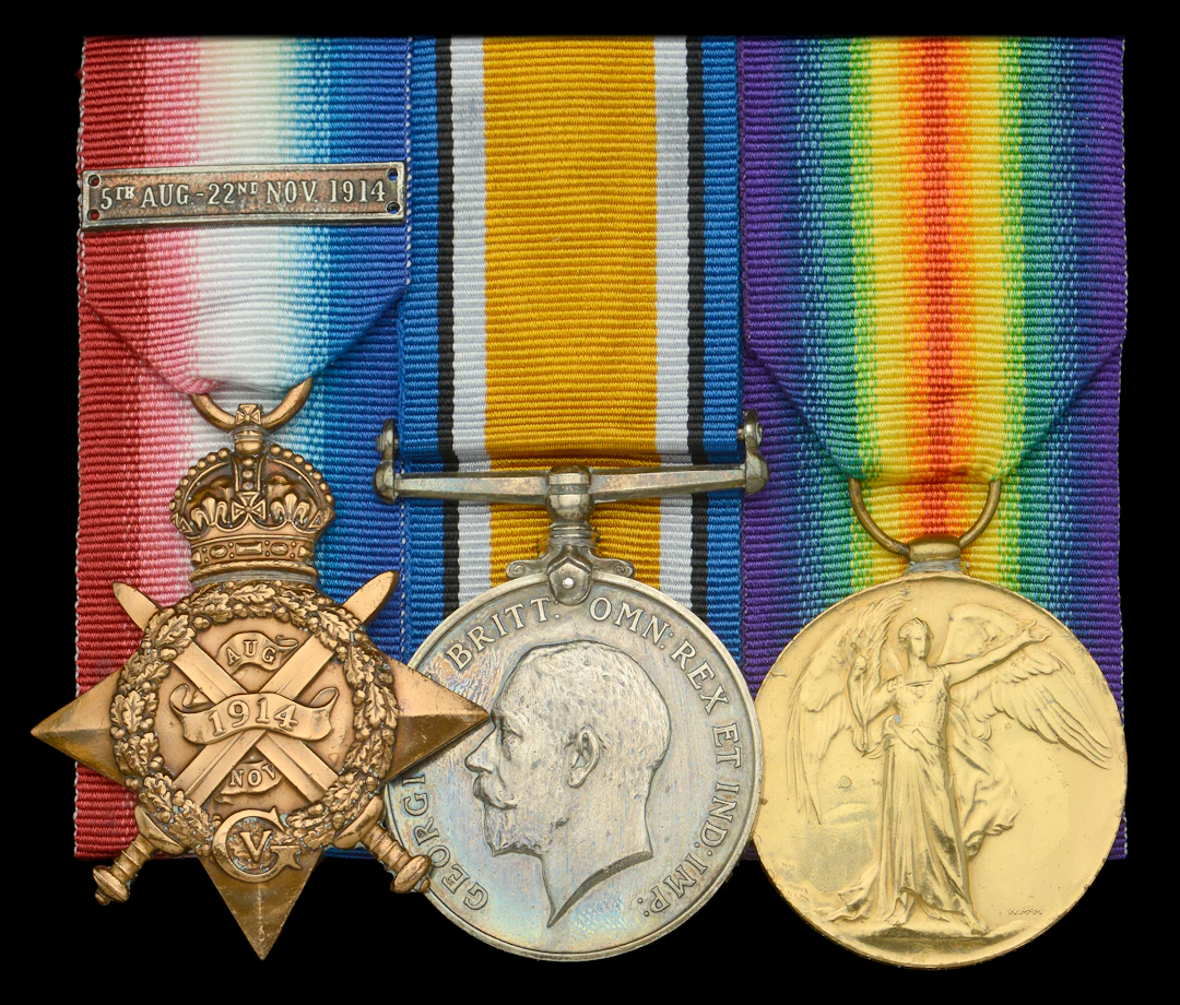 Three: Gunner J. T. Jenkins, Royal Field Artillery 1914 Star, with