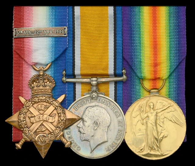 Three: Gunner J. T. Jenkins, Royal Field Artillery 1914 Star, with