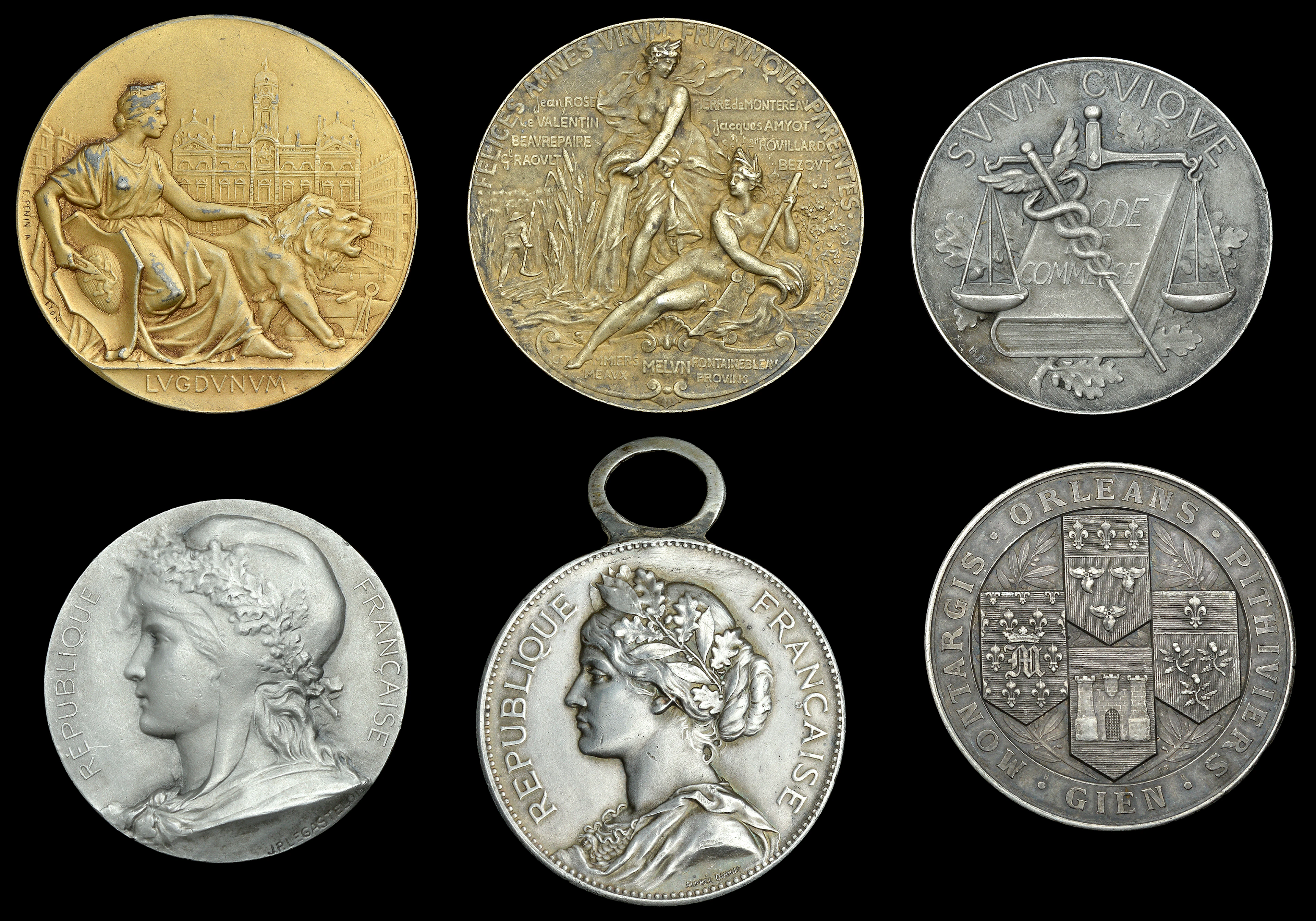 France, Conseil Général du département du Loiret, a silver award medal