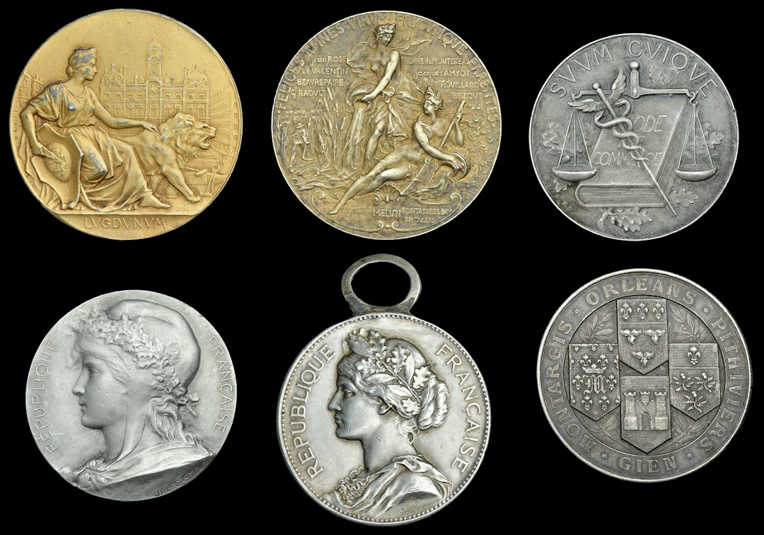 France, Conseil Général du département du Loiret, a silver award medal