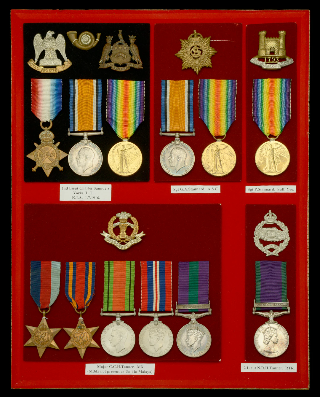 Family Group: Three: Second Lieutenant Charles Saunders, 15th (Leeds