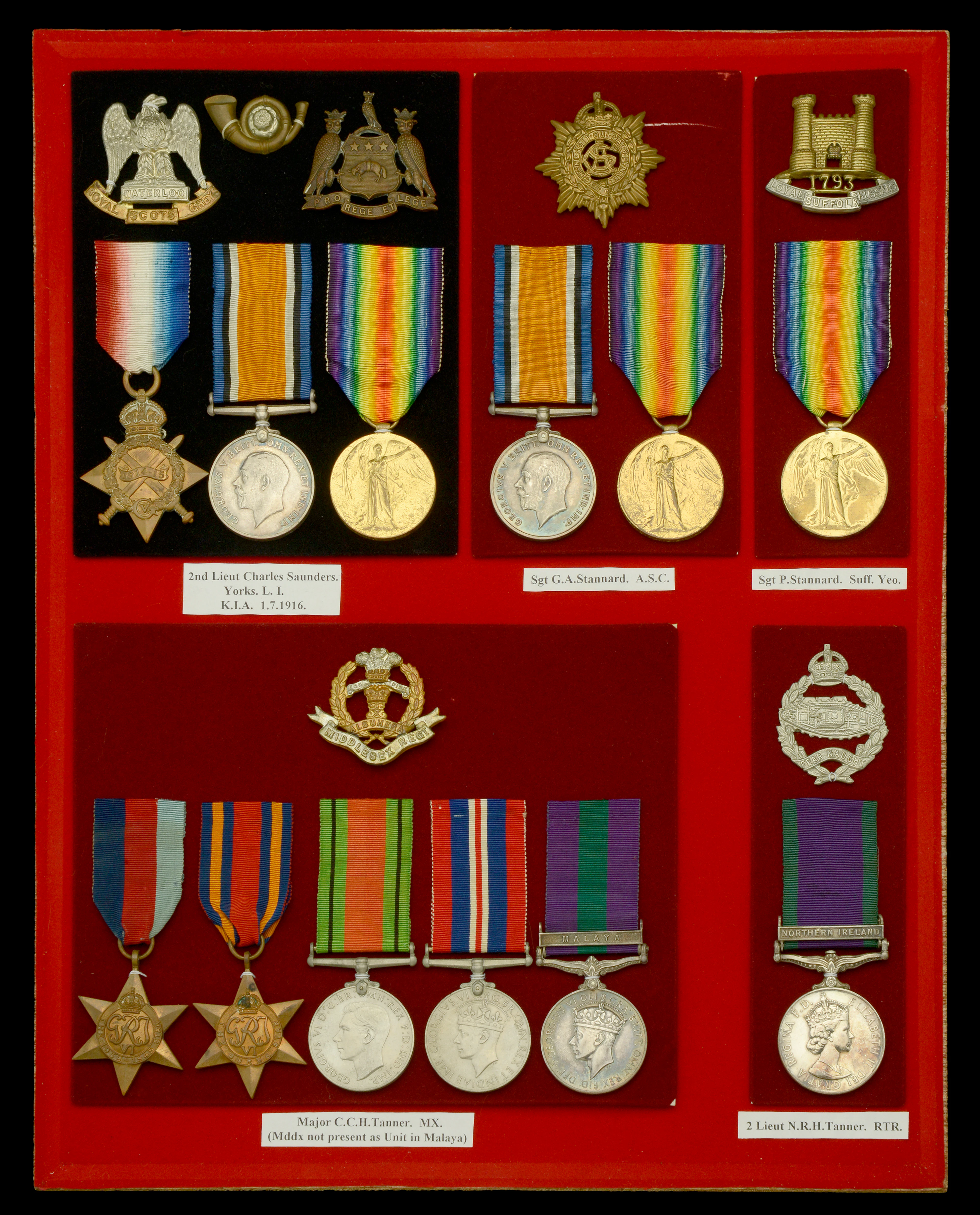 Family Group: Three: Second Lieutenant Charles Saunders, 15th (Leeds