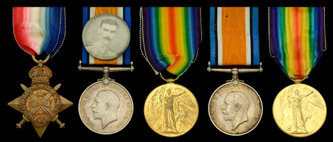 Family Group: Three: Private W. Fern, 2nd Battalion, Royal Welsh Fusiliers