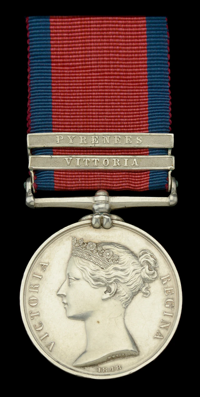 The Peninsula War medal awarded to Ensign William Smyth, 31st Foot