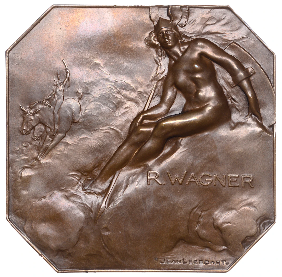 GERMANY, Die Walküre [The Valkyrie], c. 1915, a uniface octagonal